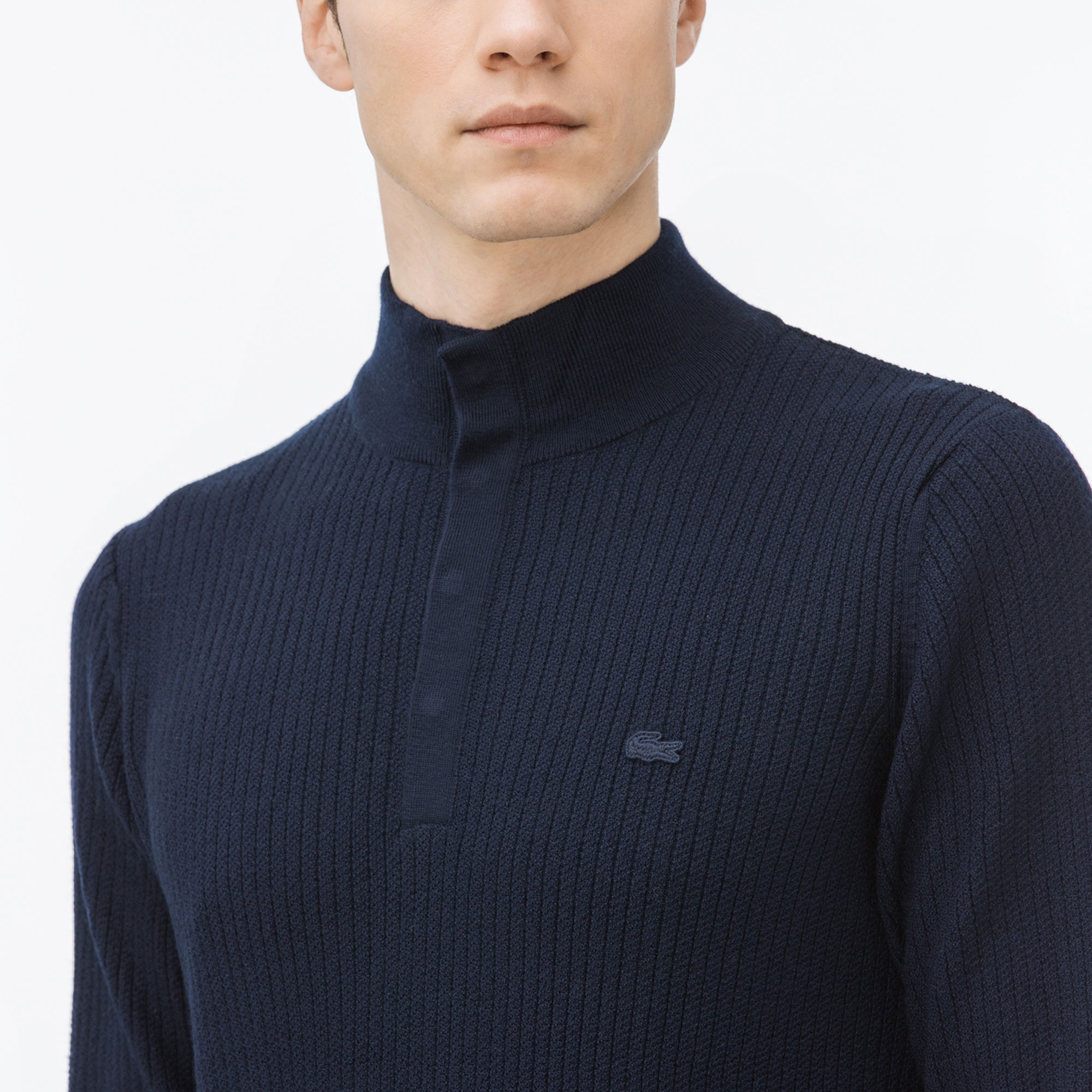 Lacoste Erkek Lacivert Triko