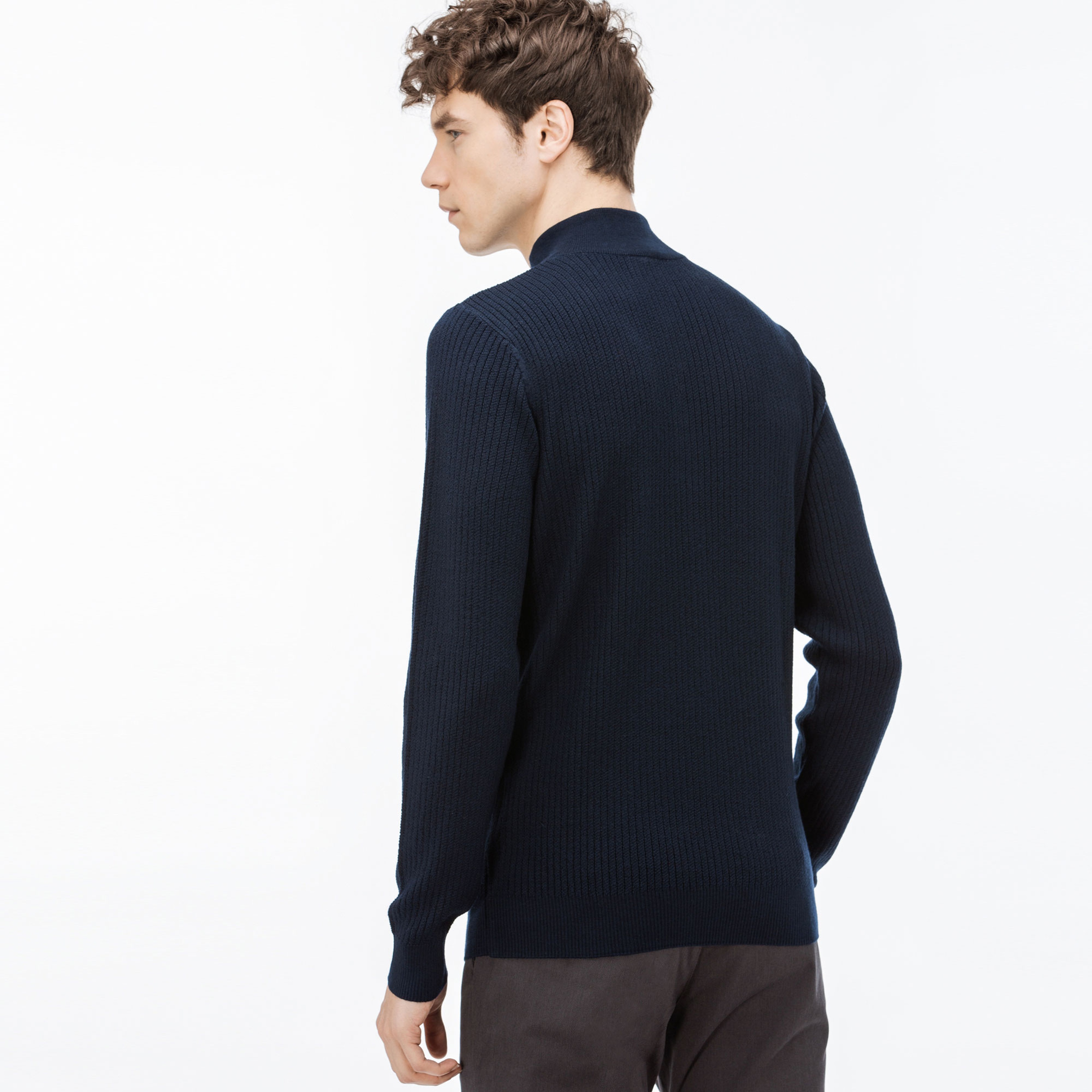 Lacoste Erkek Lacivert Triko