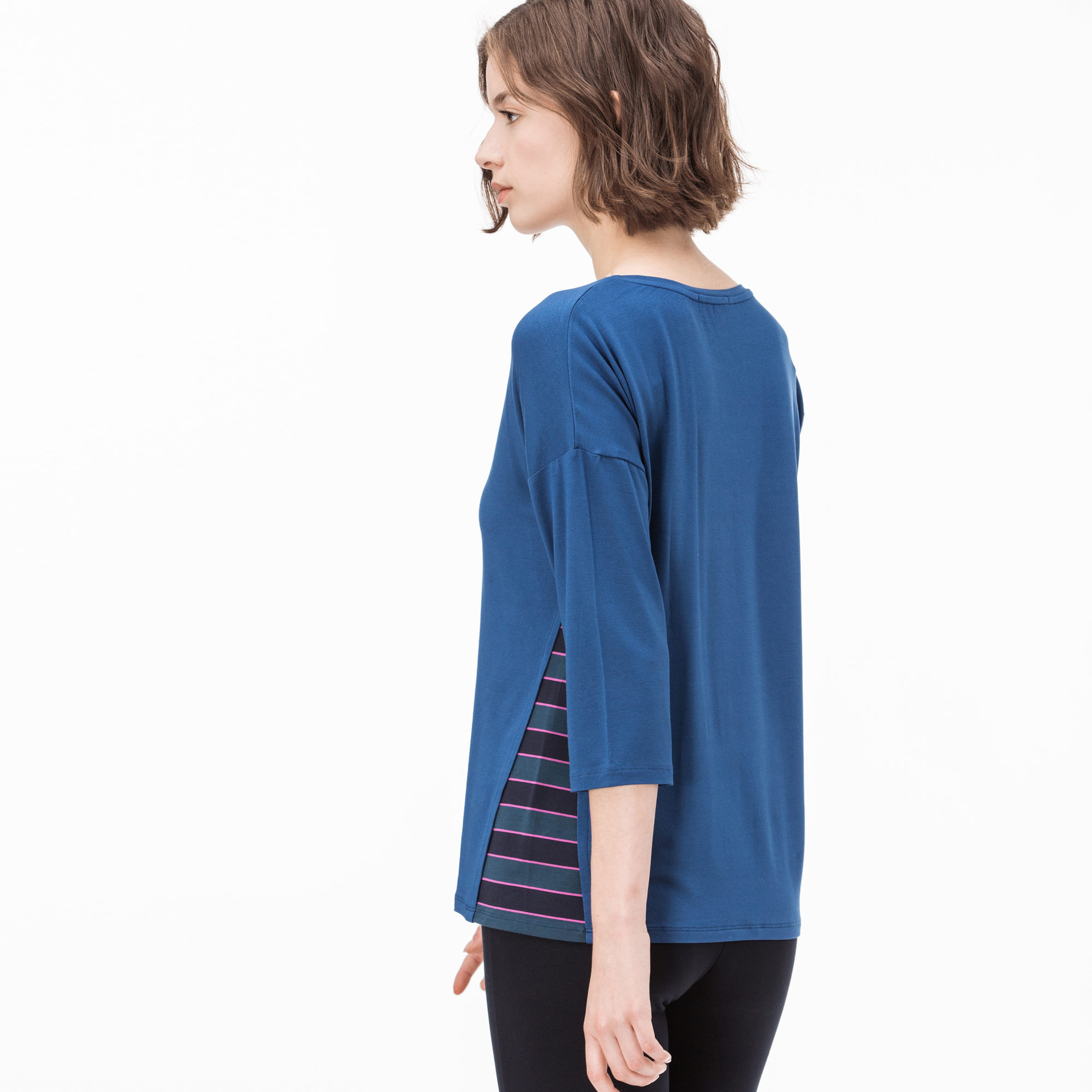 Lacoste Kadın Saks Mavi Tshirt