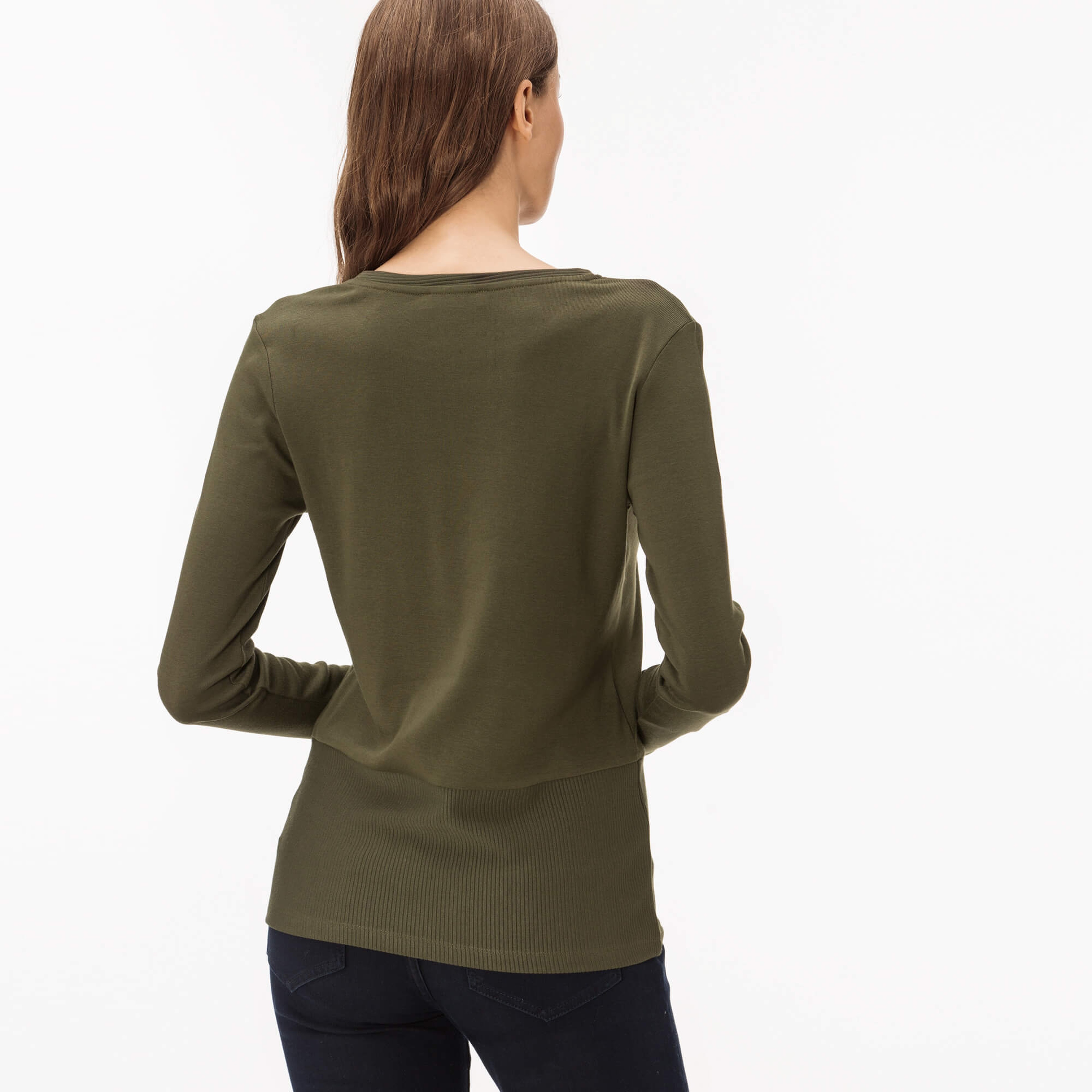 Lacoste Kadın Yeşil Bluz