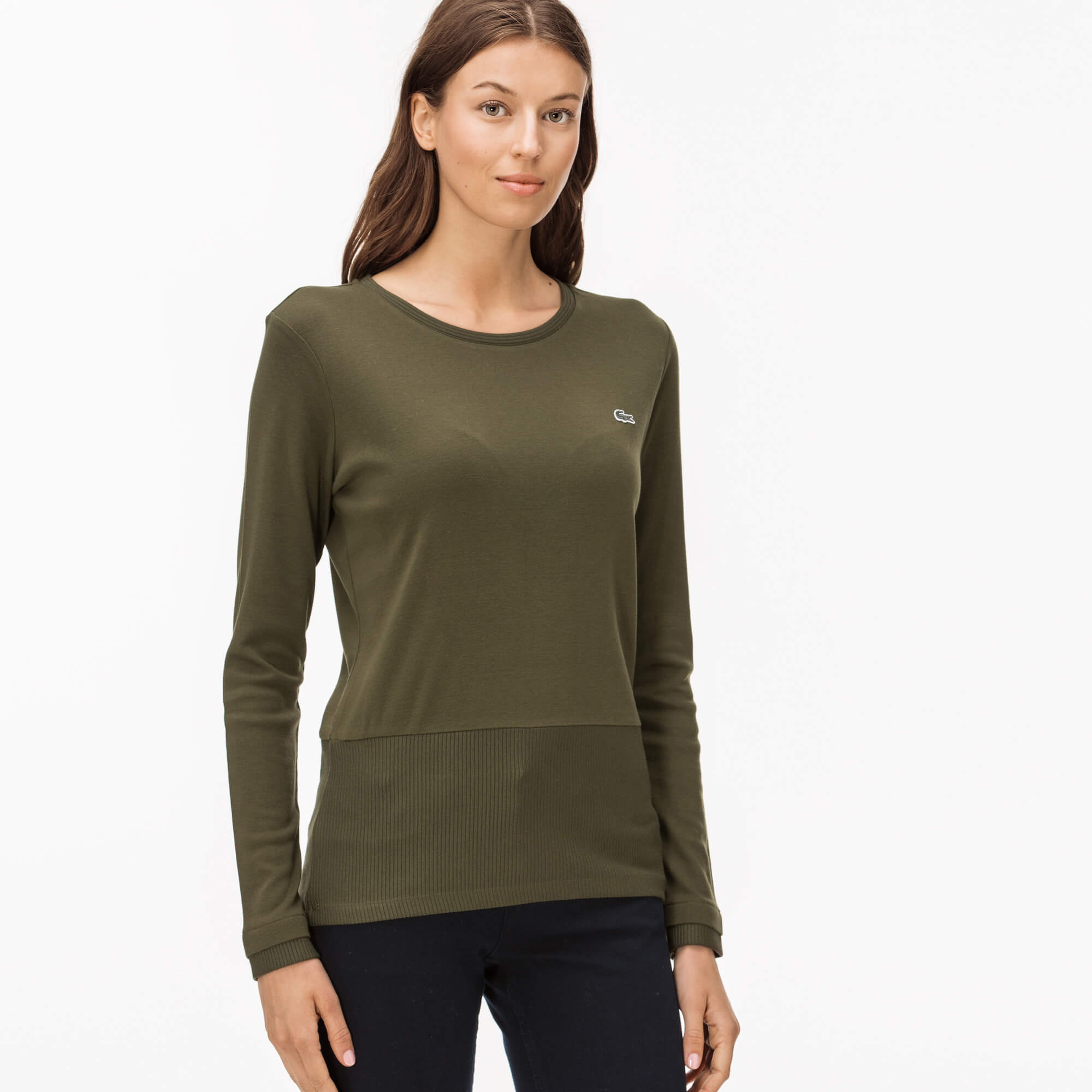 Lacoste Kadın Yeşil Bluz