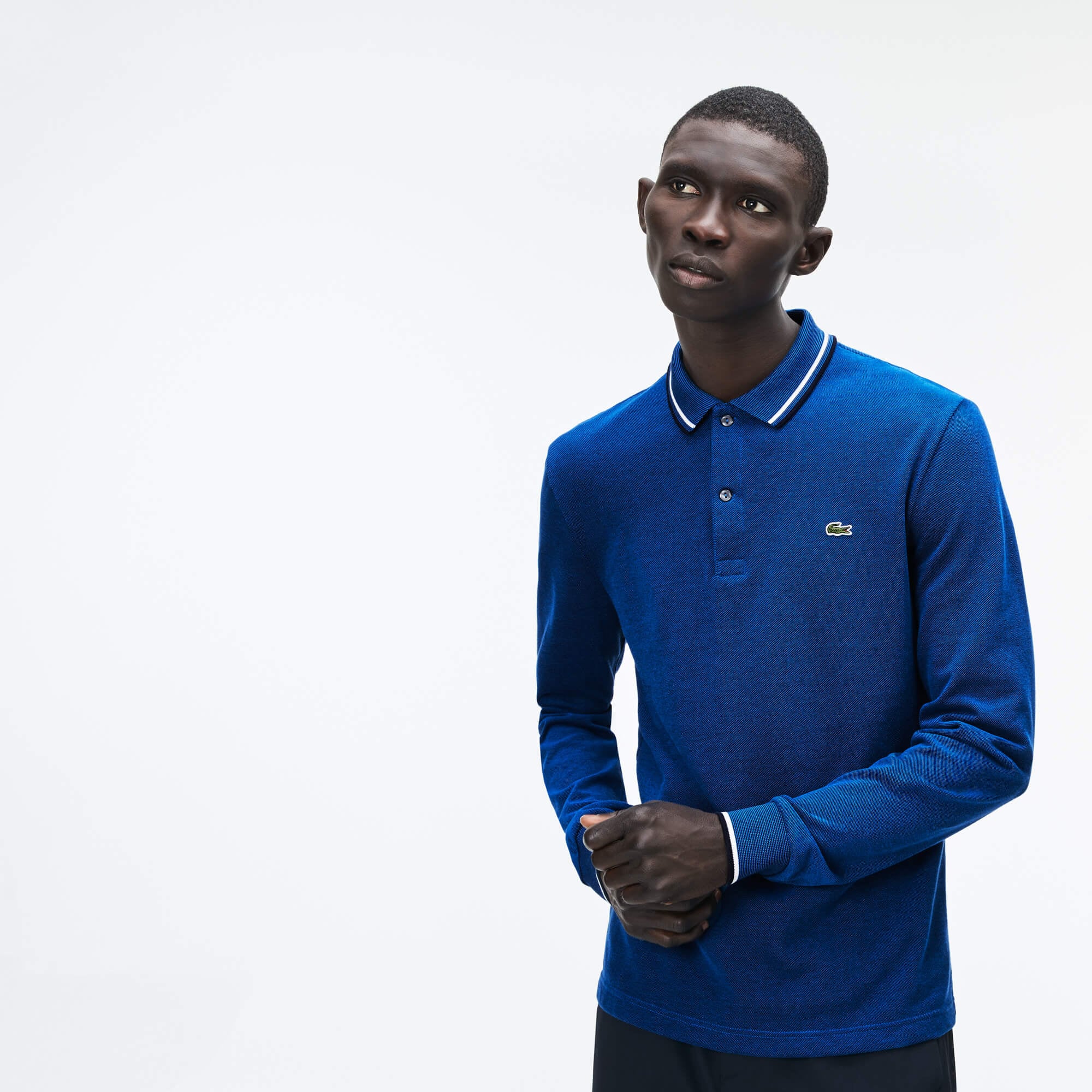 Lacoste Erkek Mavi Slim Fit Polo