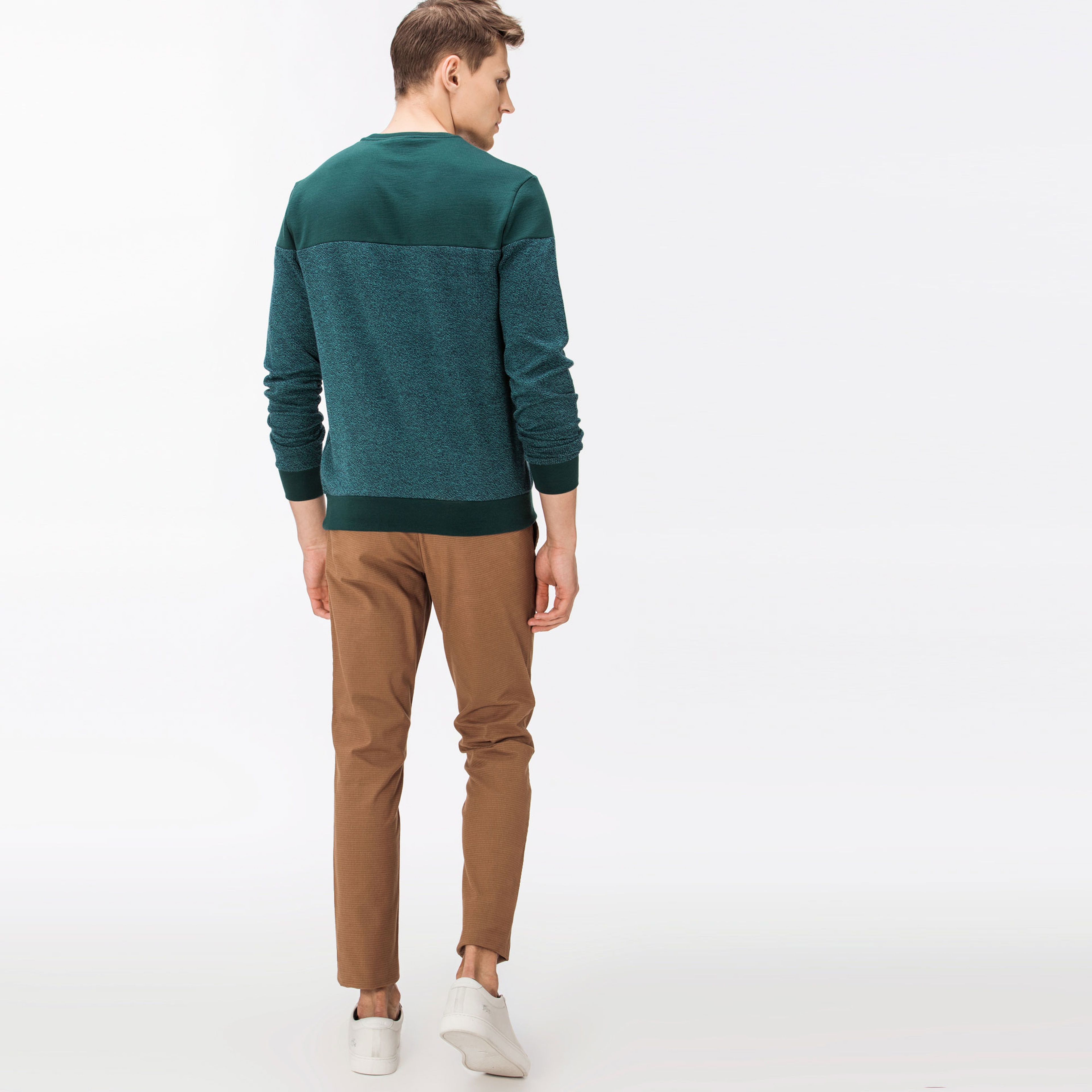 Lacoste Erkek Desenli Kahverengi Pantolon