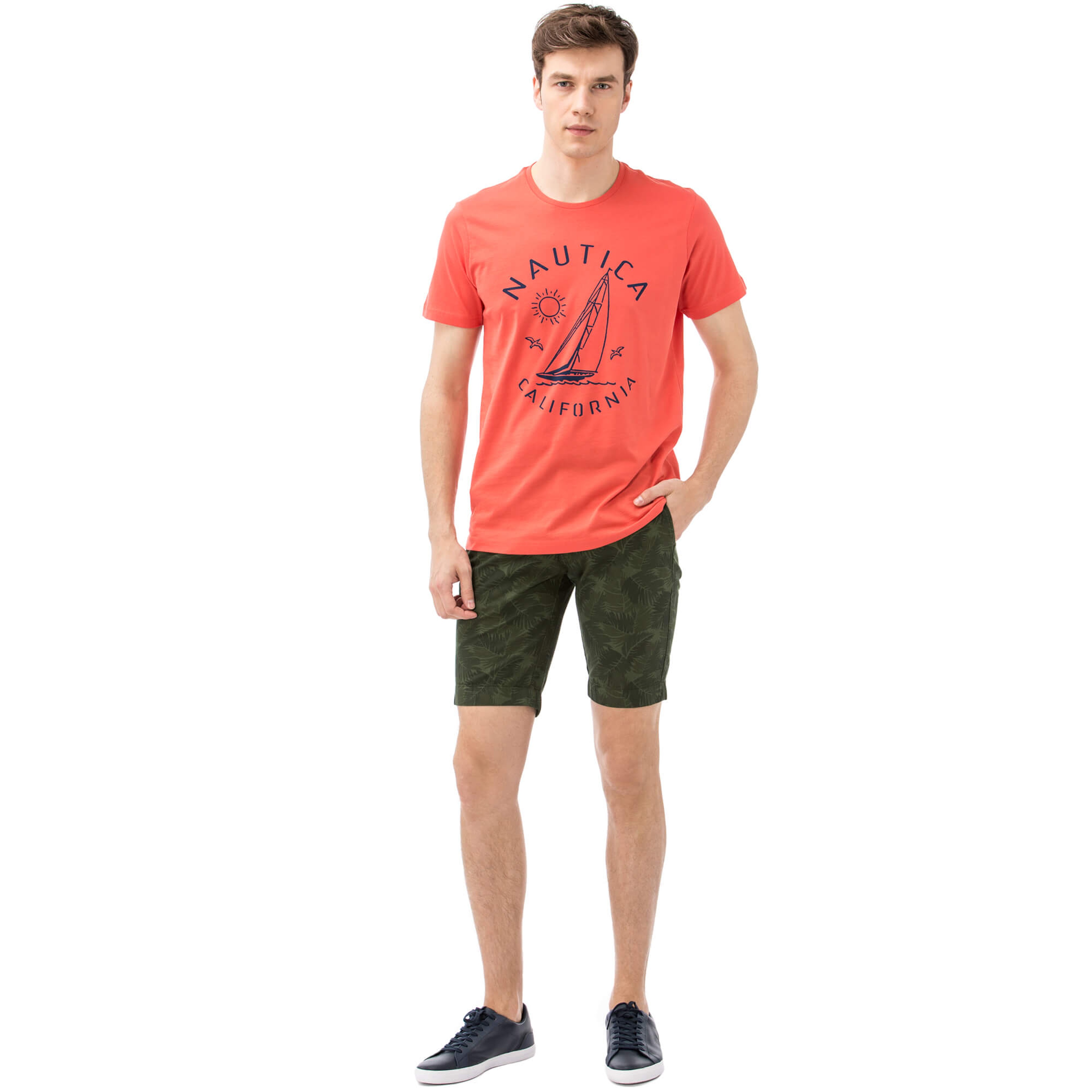 Nautica Erkek Yeşil Şort