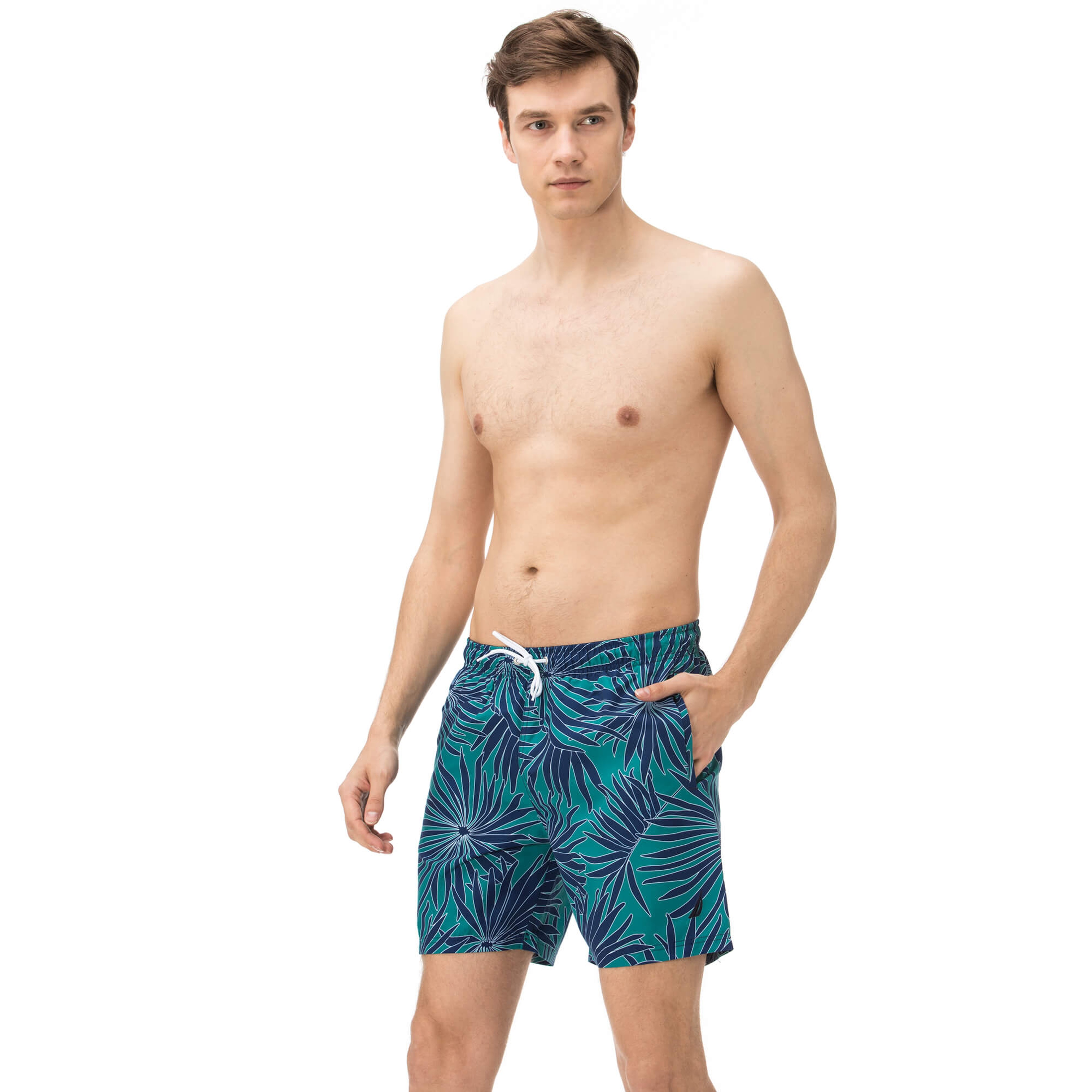 Nautica Erkek Yeşil Deniz Şortu