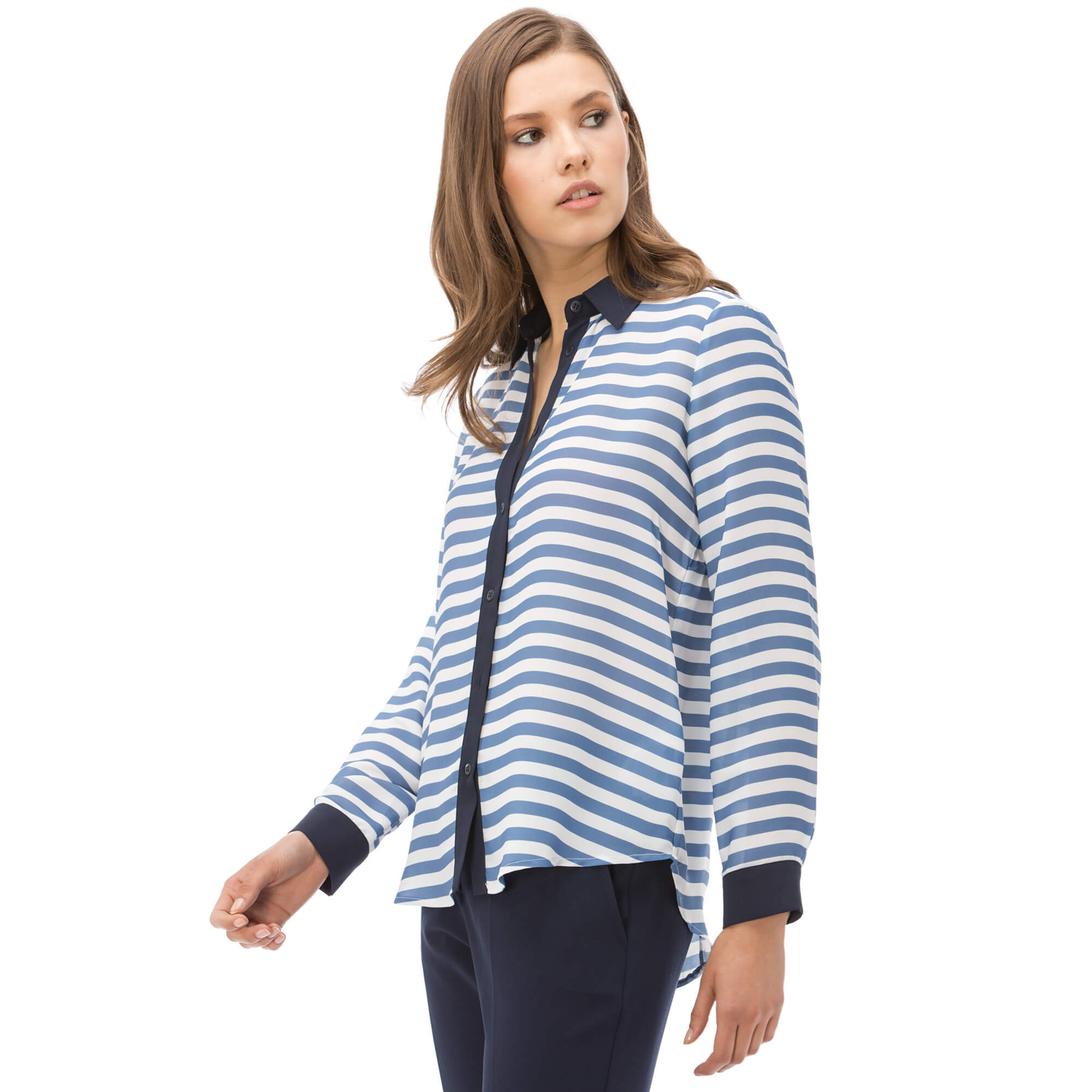 Nautica Kadın Mavi Gömlek