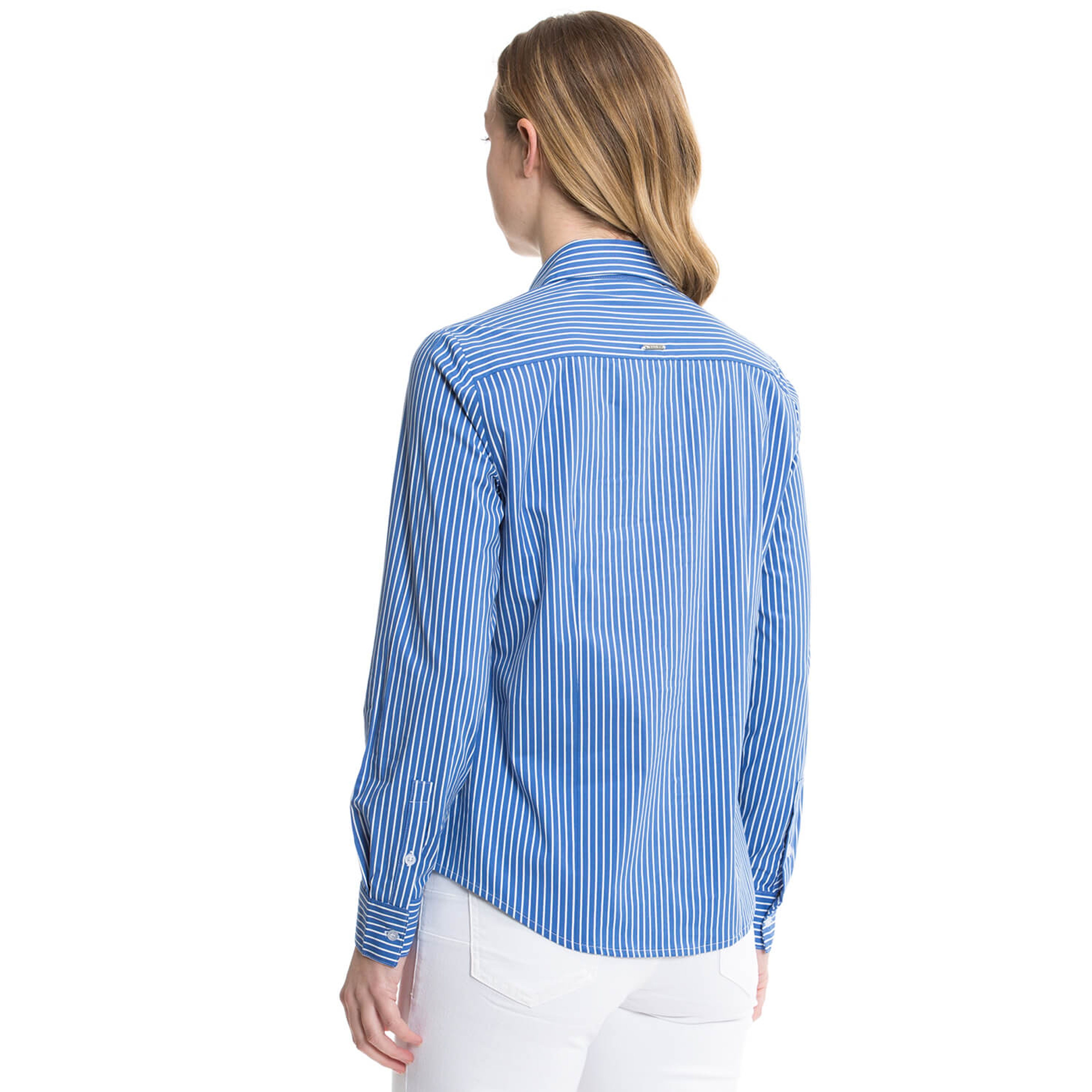 Nautica Kadın Mavi Regular Fit Gömlek