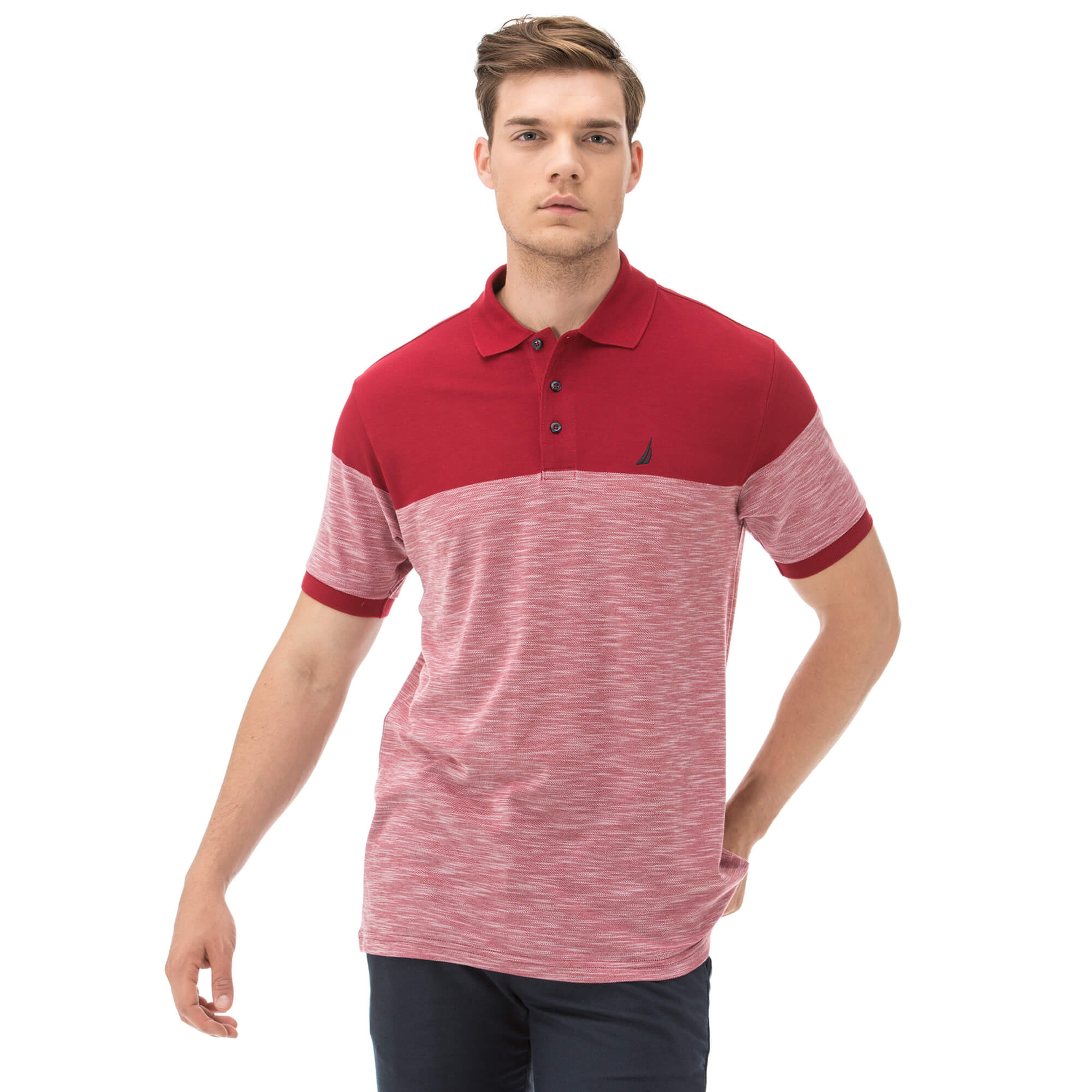 Nautica Erkek Kırmızı Regular Fit Polo