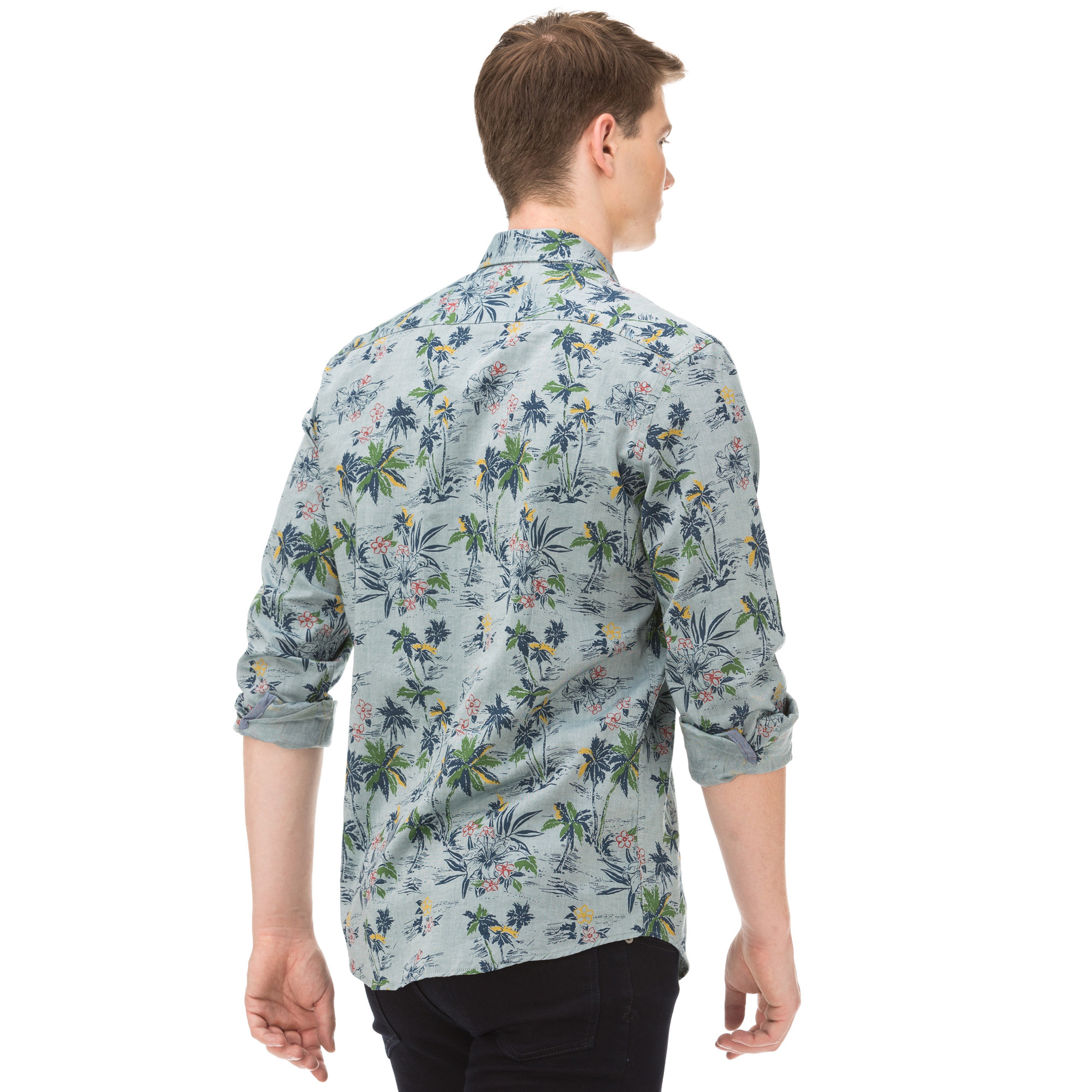 Nautica Erkek Yeşil Slim Fit Gömlek