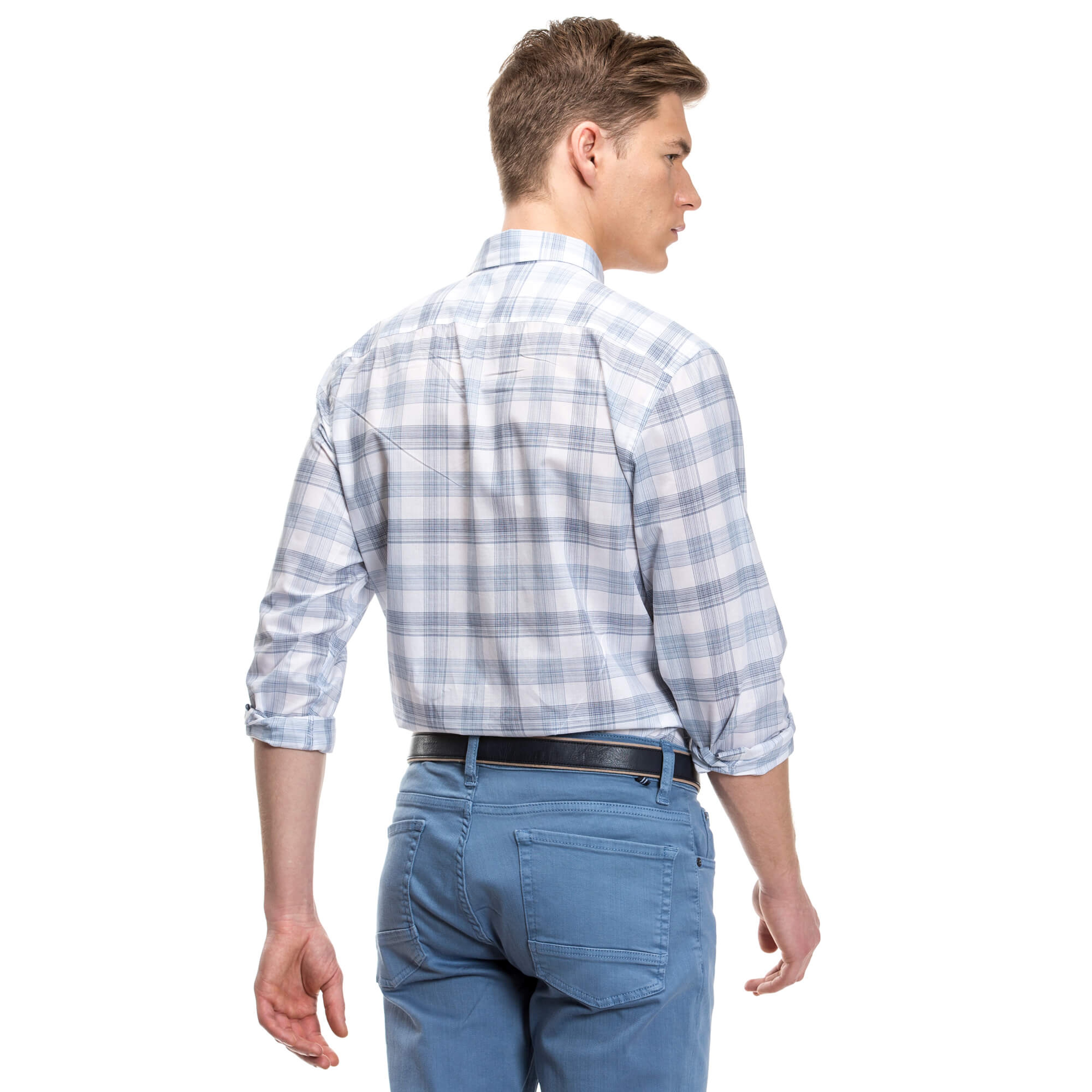 Nautica Erkek Mavi Slim Fit Gömlek