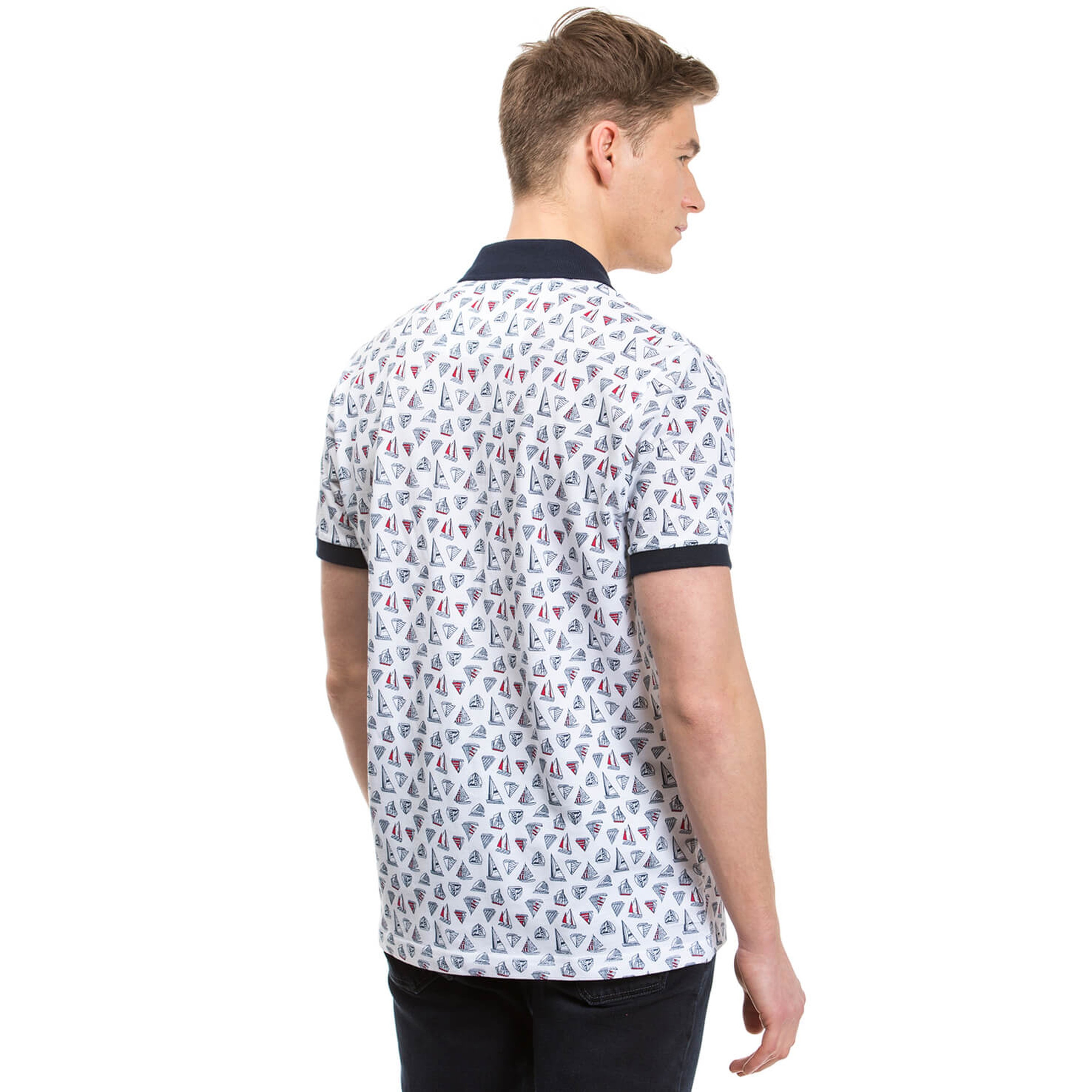 Nautica Erkek Beyaz Slim Fit Polo