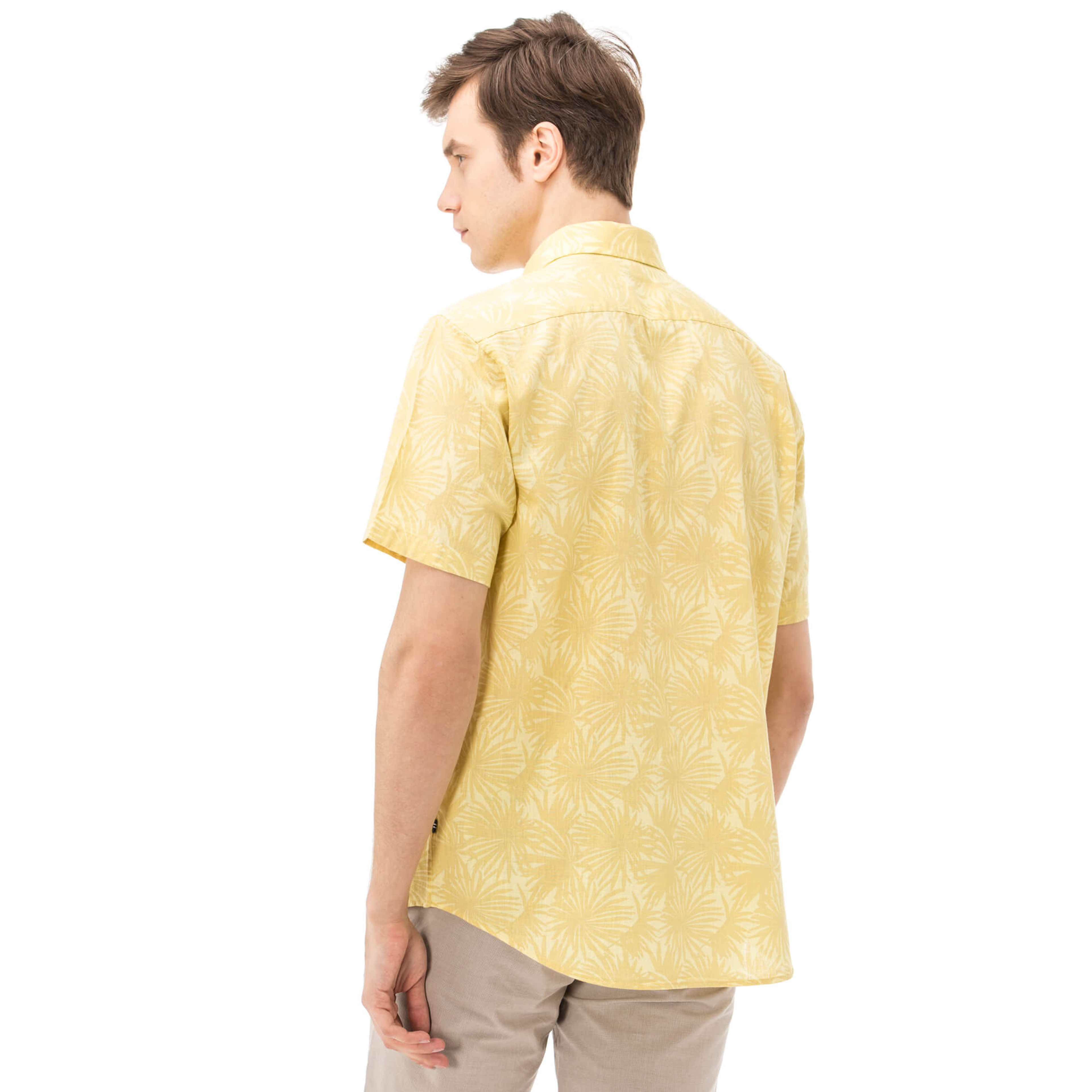 Nautica Erkek Sarı Regular Fit Gömlek