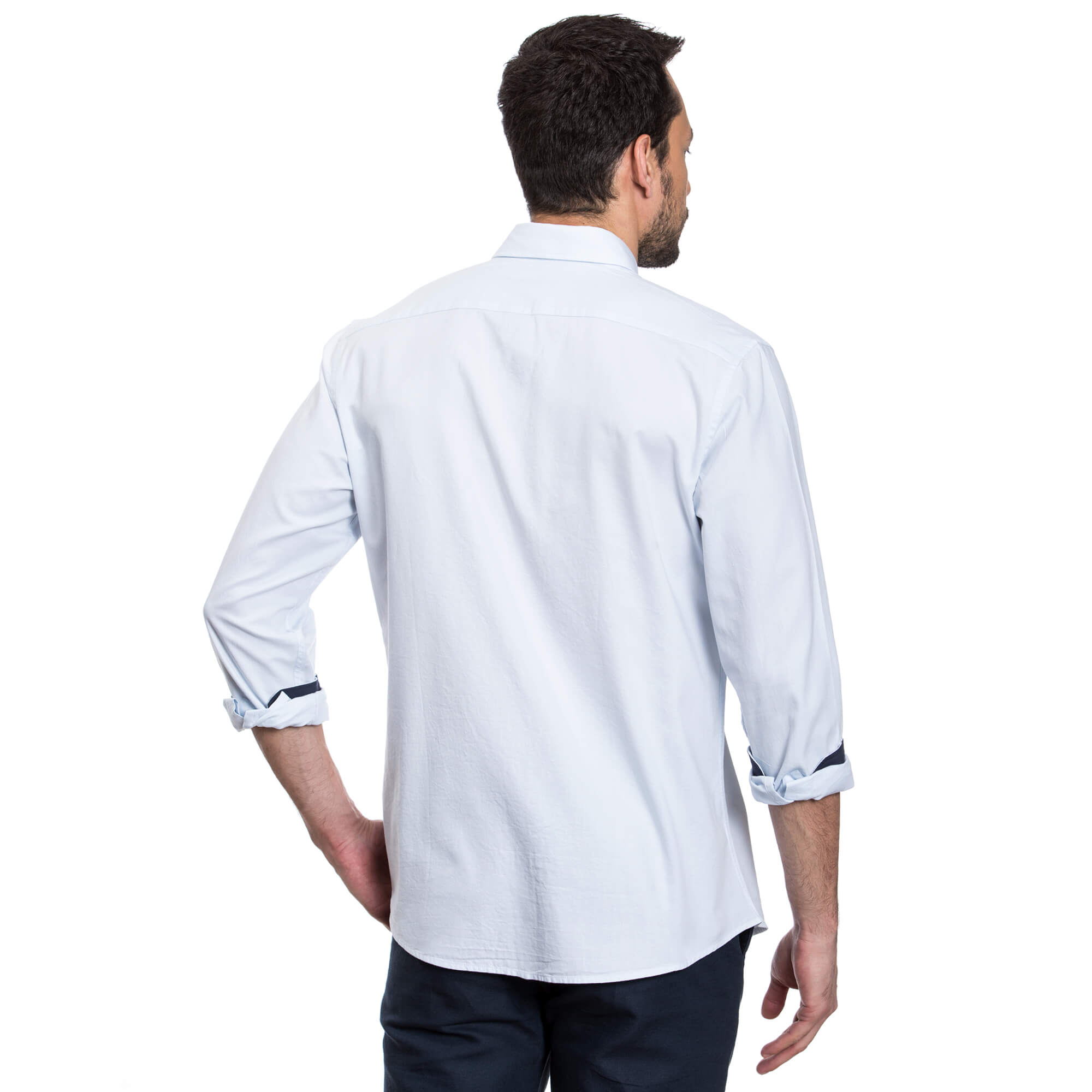 Nautica Erkek Mavi Slim Fit Gömlek