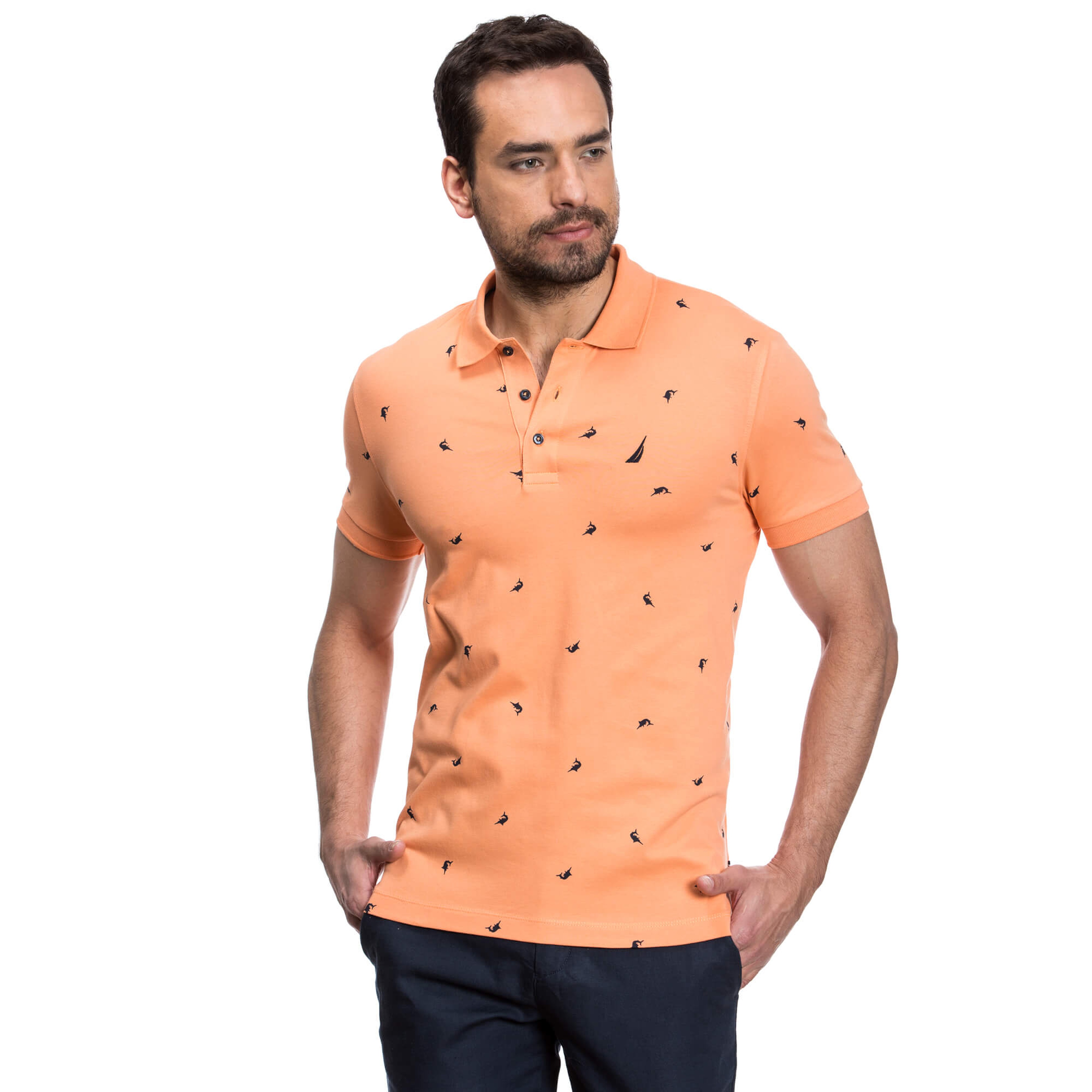 Nautica Erkek Turuncu Polo