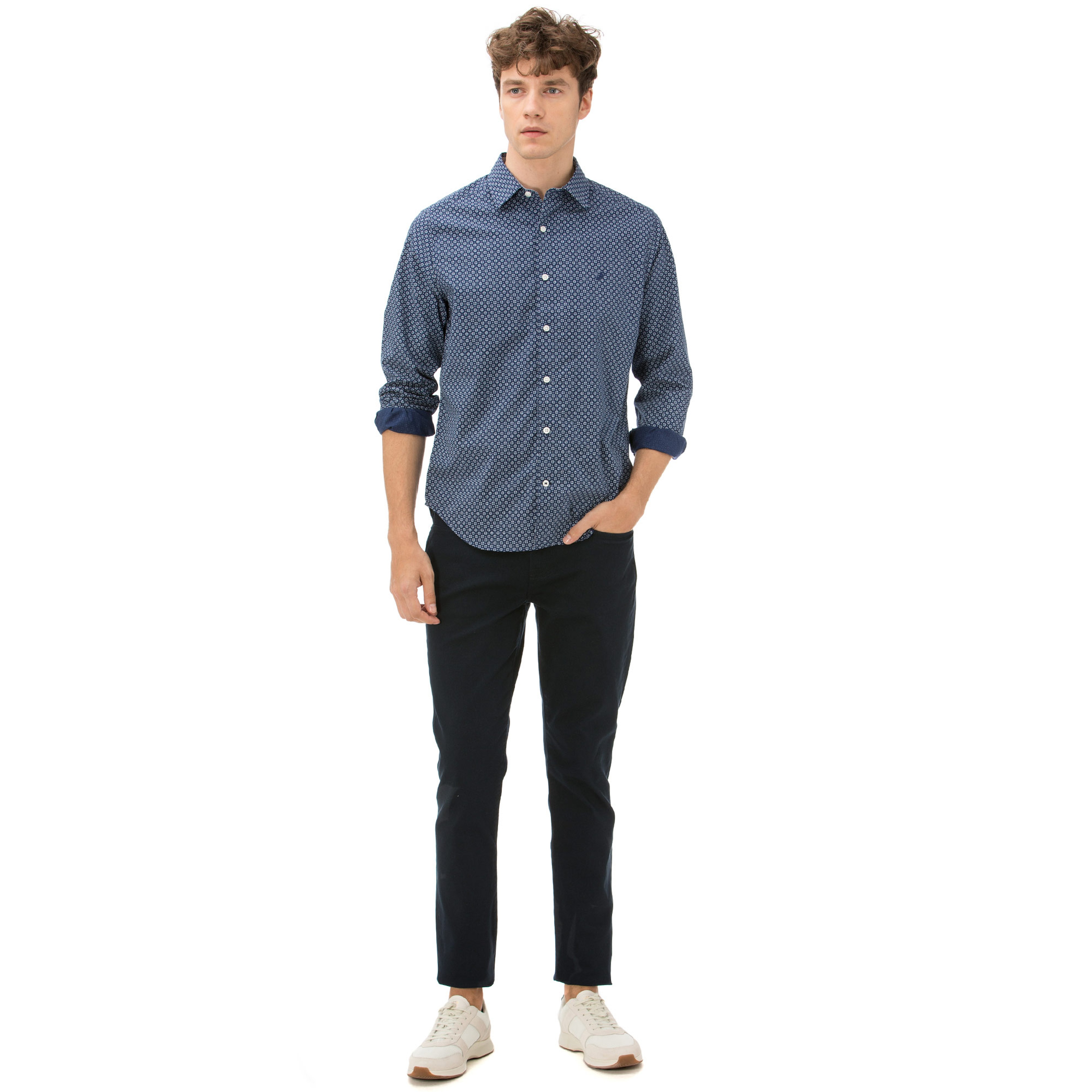 Nautica Erkek Slim Fit Lacivert Pantolon