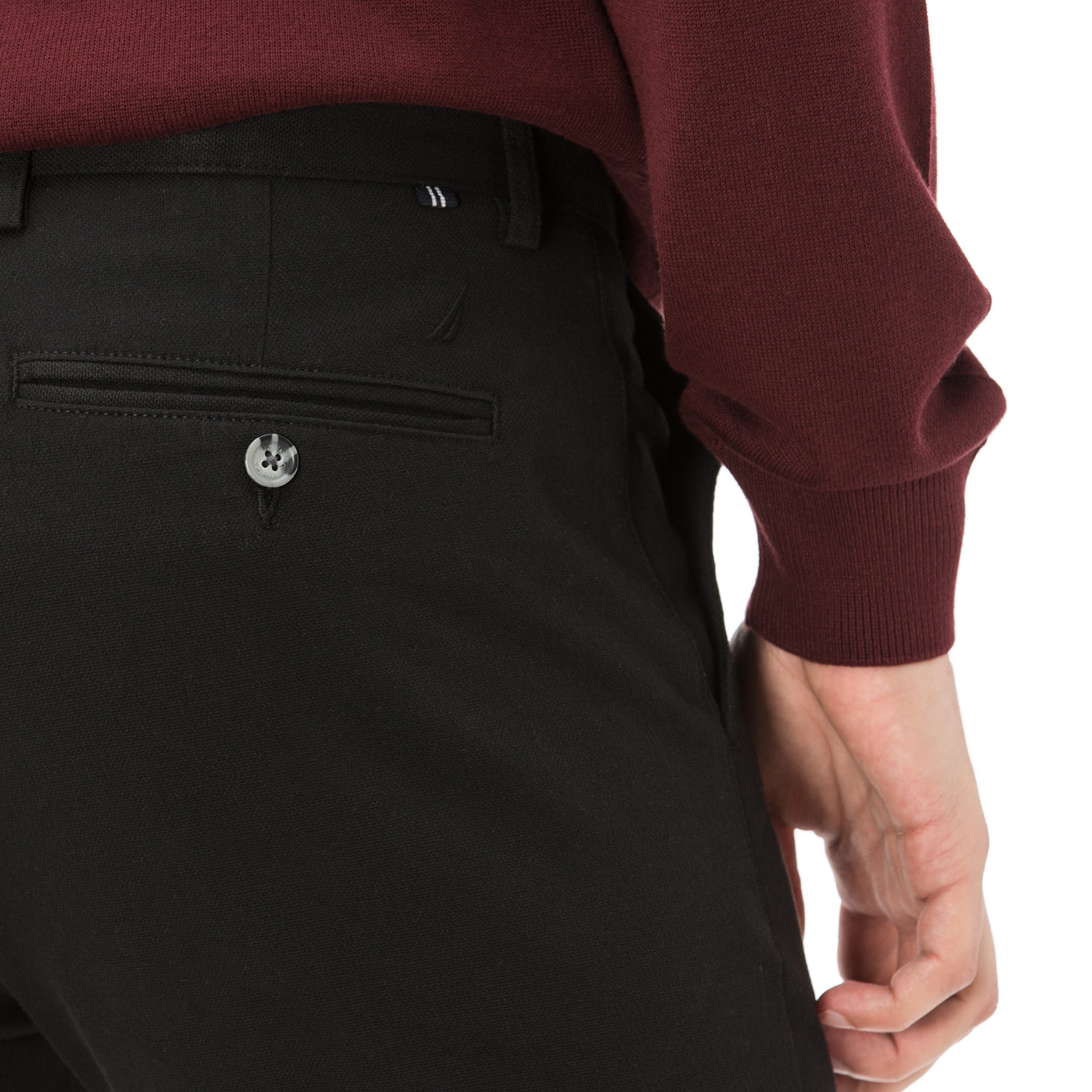 NAUTICA ARMÜRLÜ SİYAH ERKEK PANTOLON