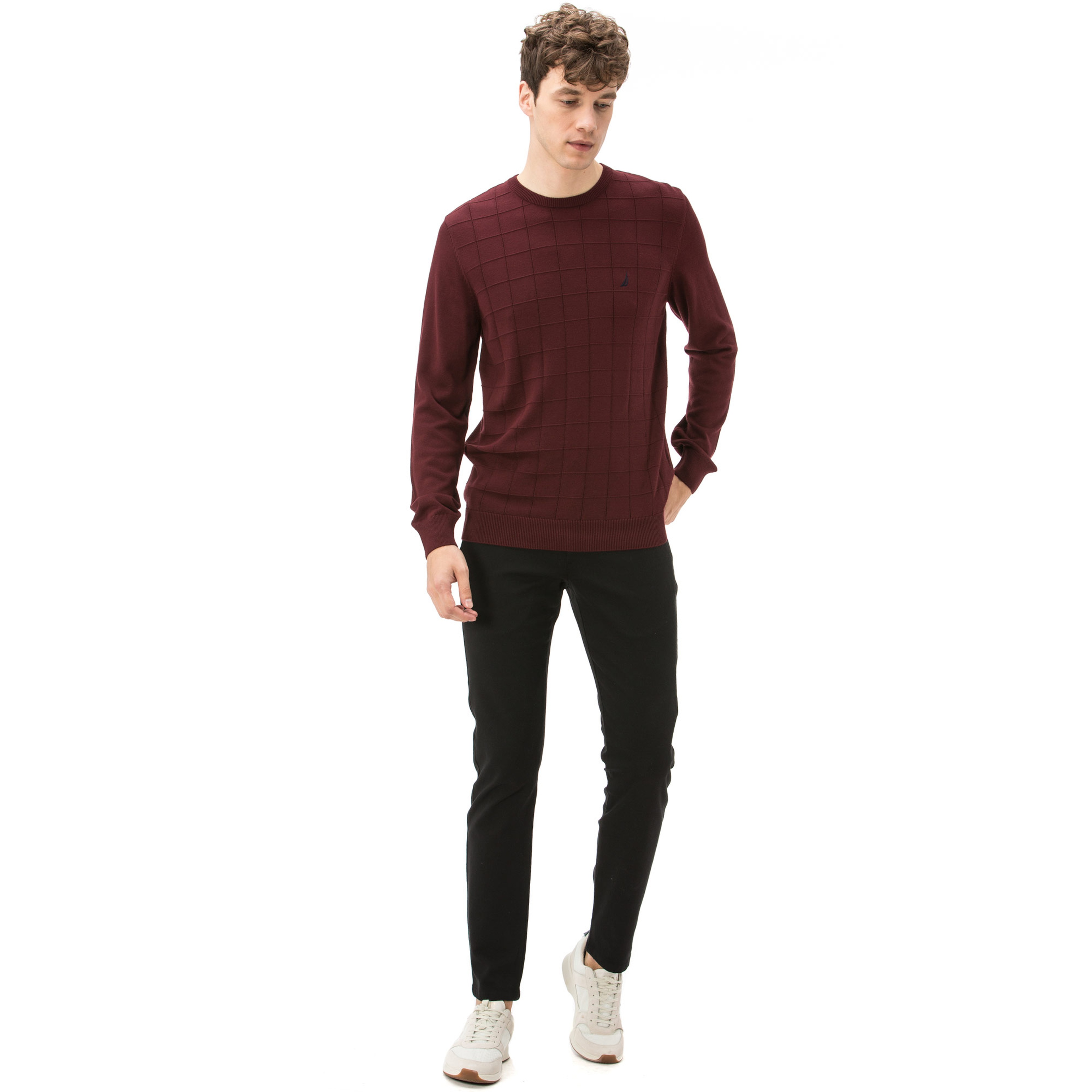 NAUTICA ARMÜRLÜ SİYAH ERKEK PANTOLON