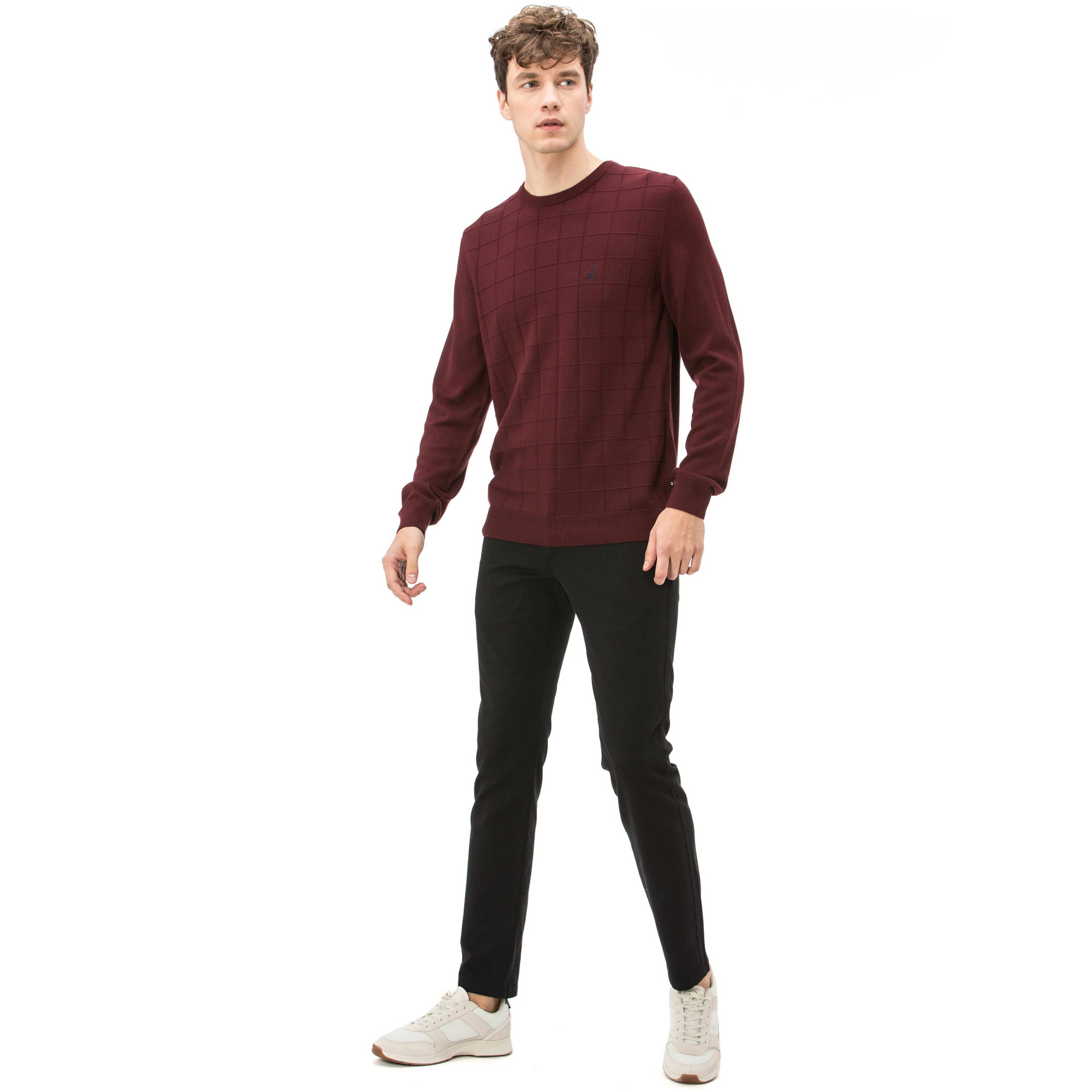 NAUTICA ARMÜRLÜ SİYAH ERKEK PANTOLON