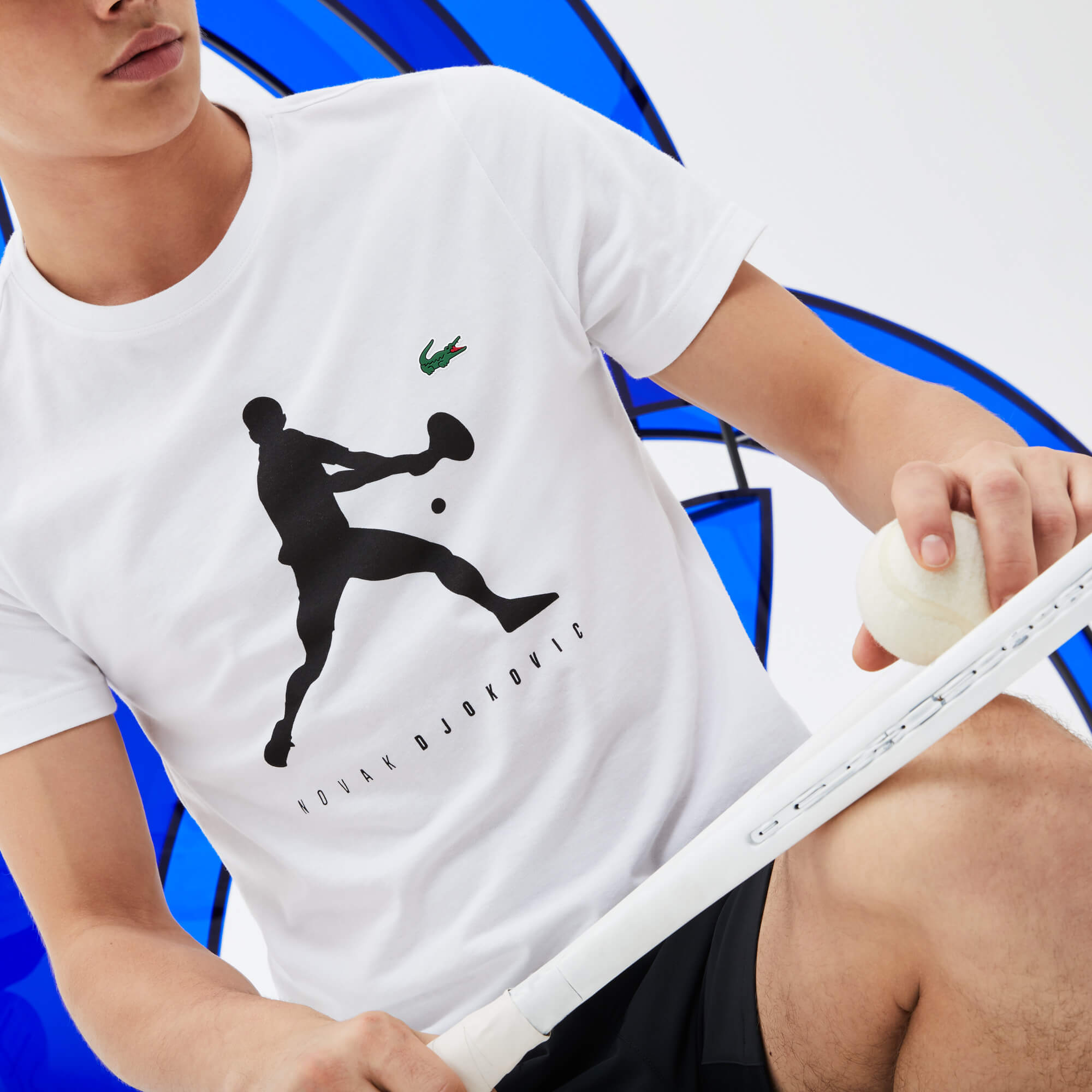 Lacoste Erkek Beyaz T-Shirt