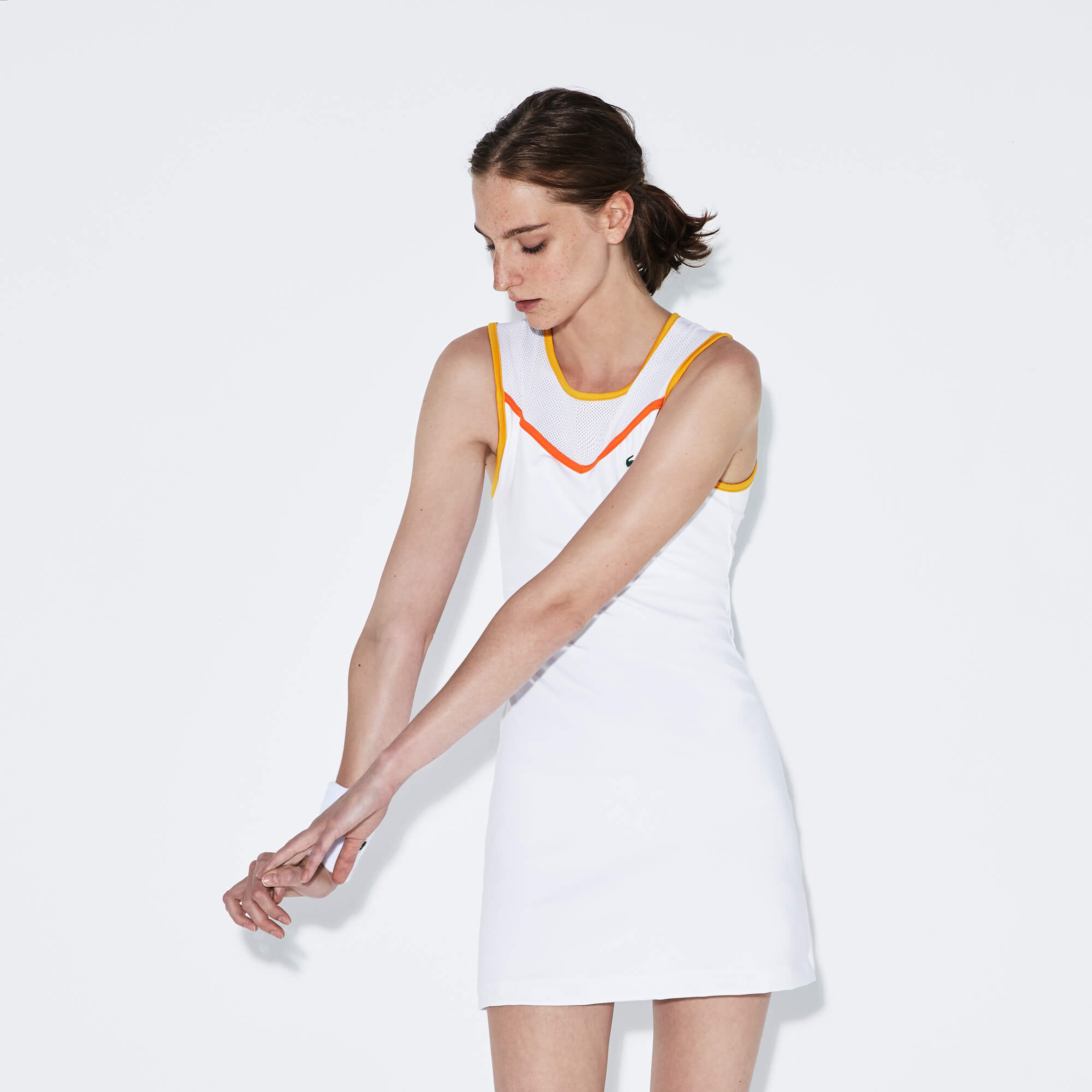 Lacoste Kadın Beyaz Elbise