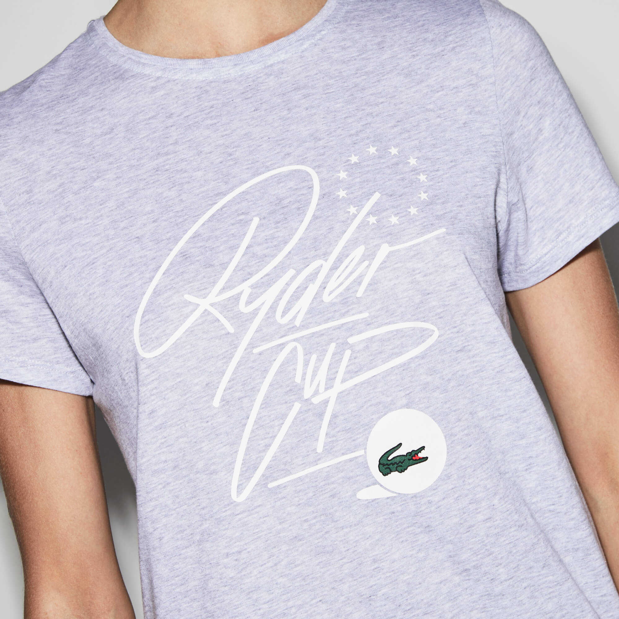 Lacoste Sport Kadın Gri T-Shirt