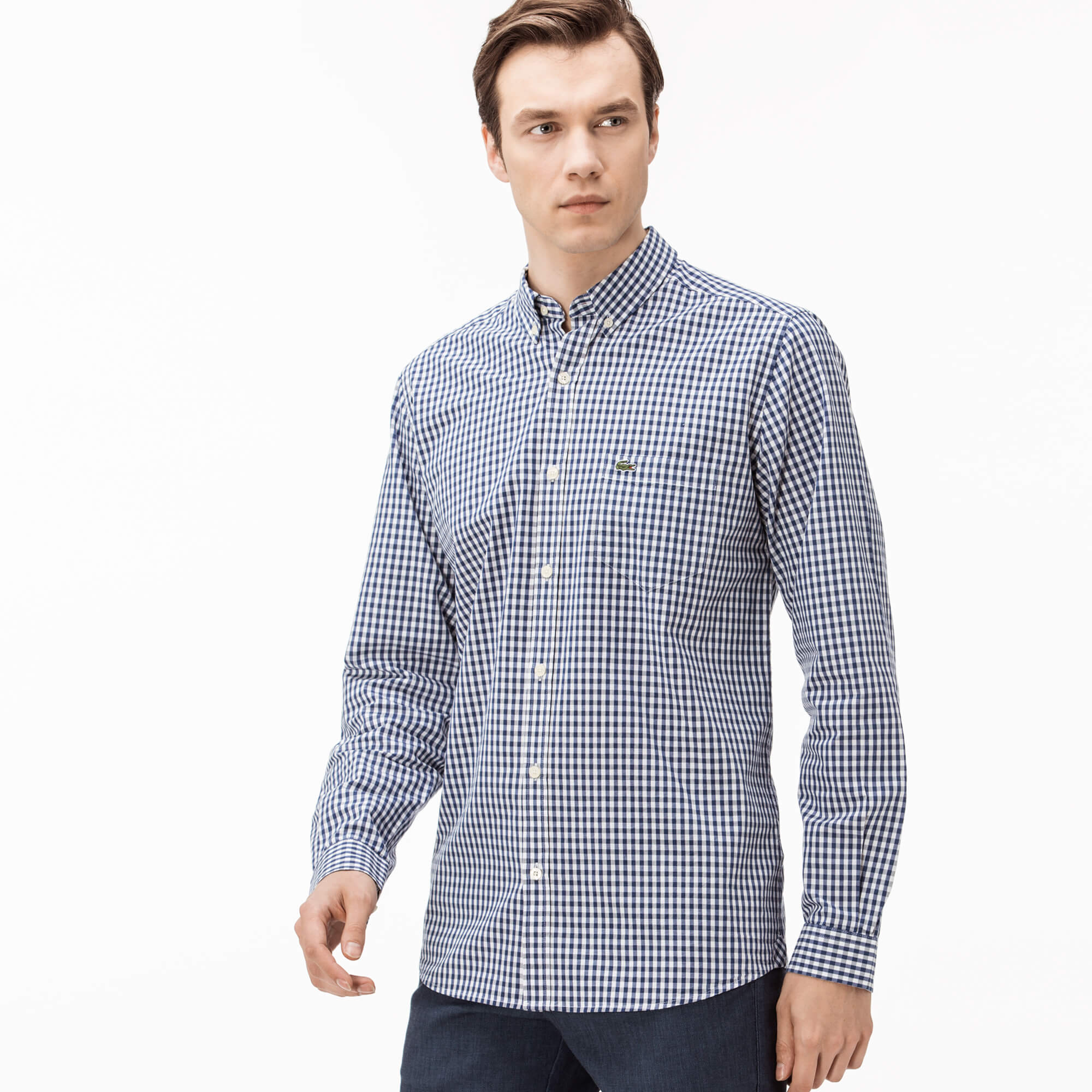 Lacoste Erkek MaviRegular Fit  Gömlek