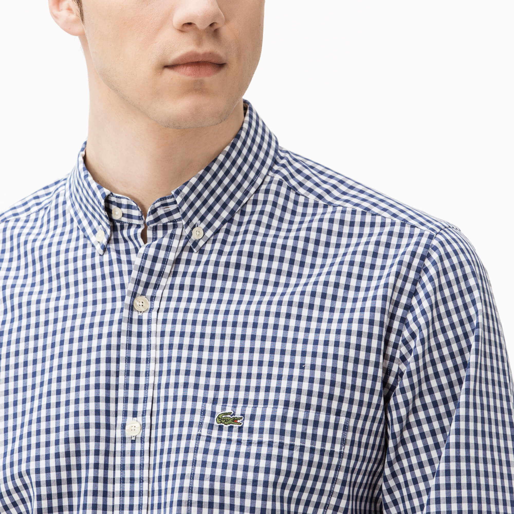 Lacoste Erkek MaviRegular Fit  Gömlek