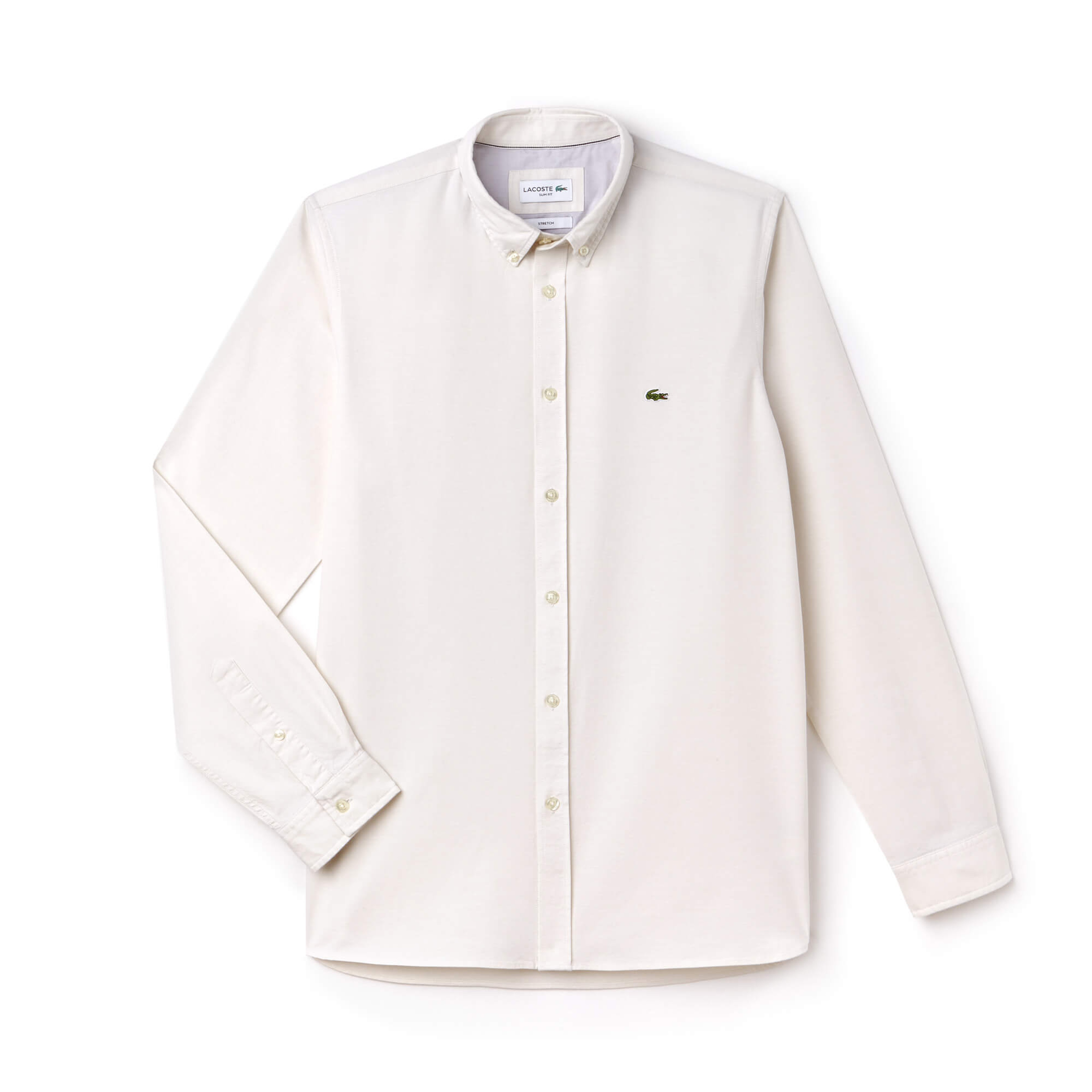 Lacoste Erkek Krem Gömlek