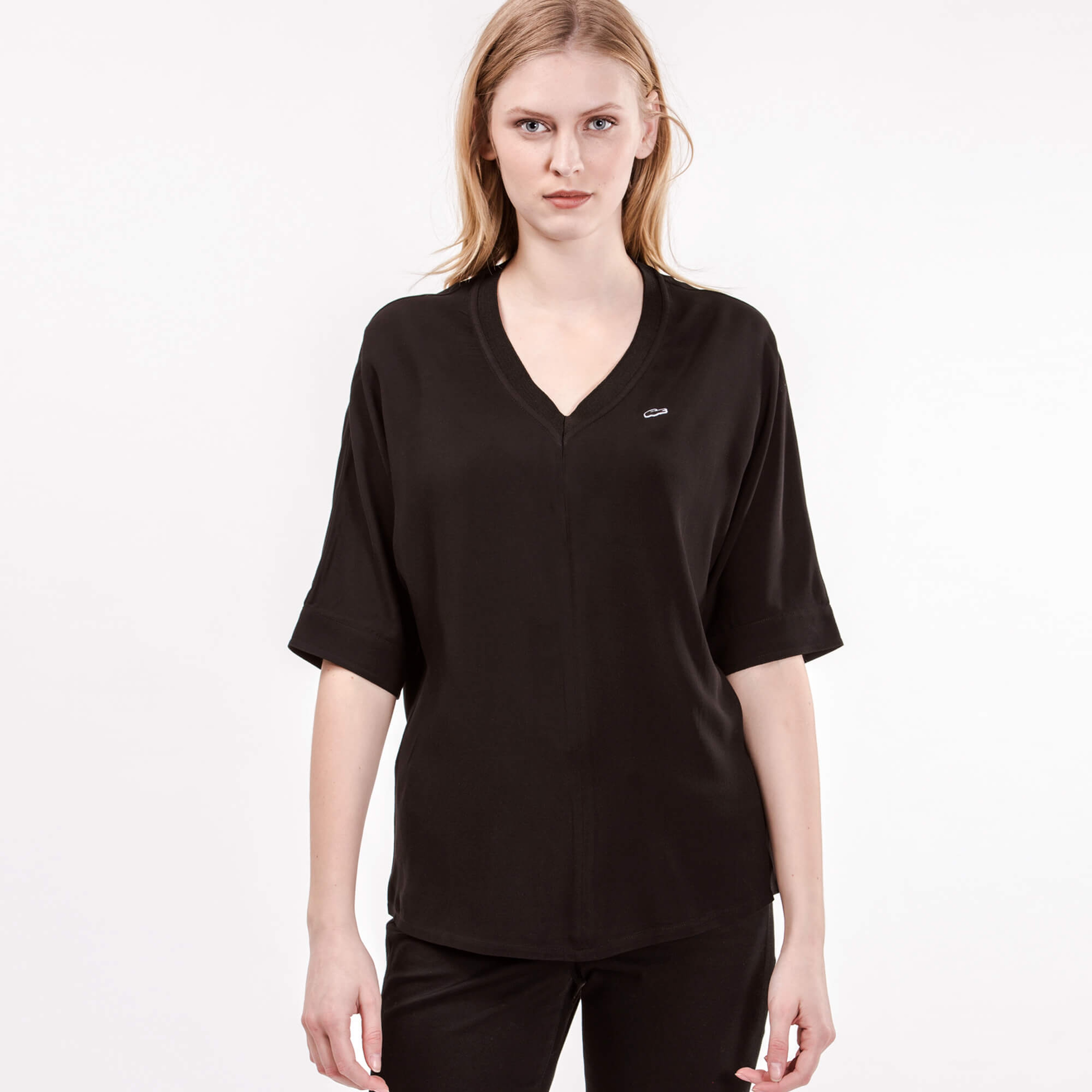 Lacoste Kadın Siyah Bluz