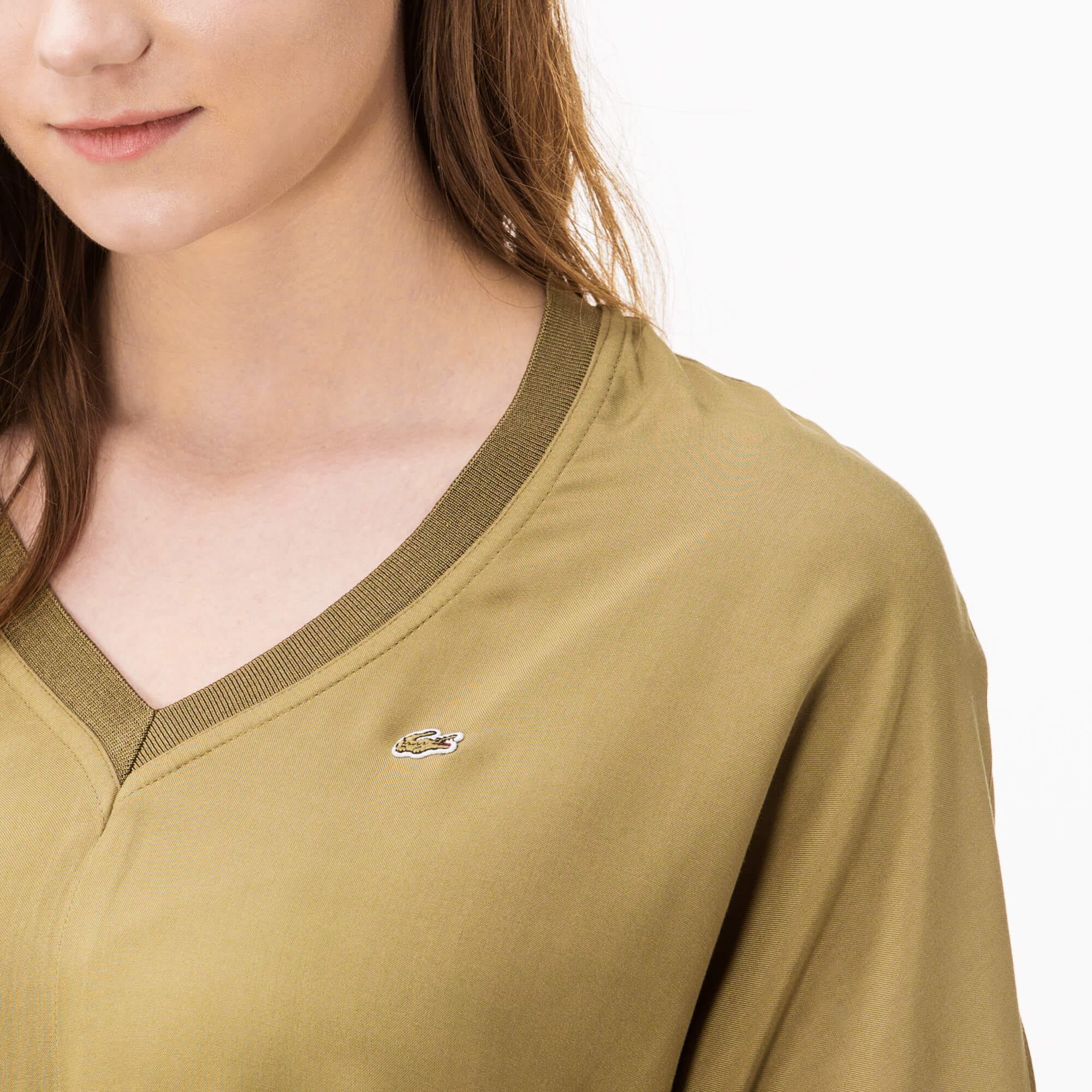 Lacoste Kadın Yeşil Bluz