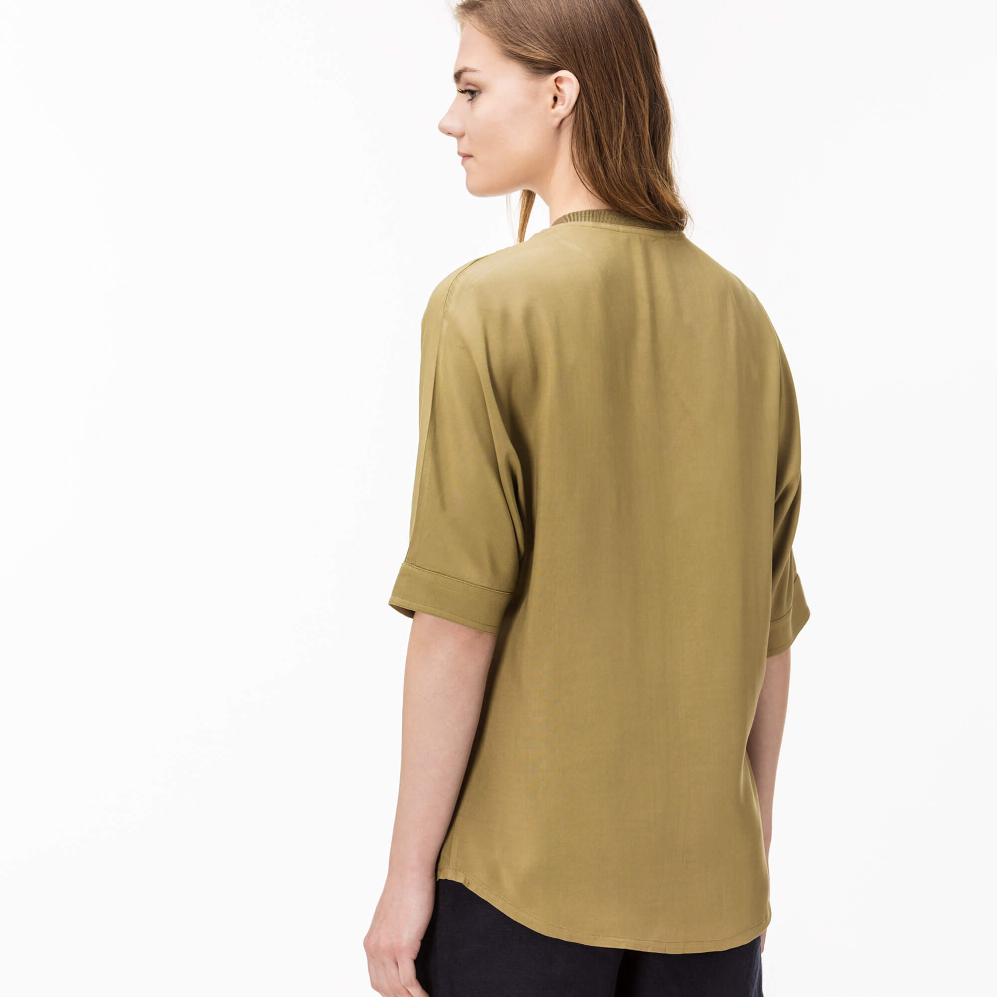 Lacoste Kadın Yeşil Bluz