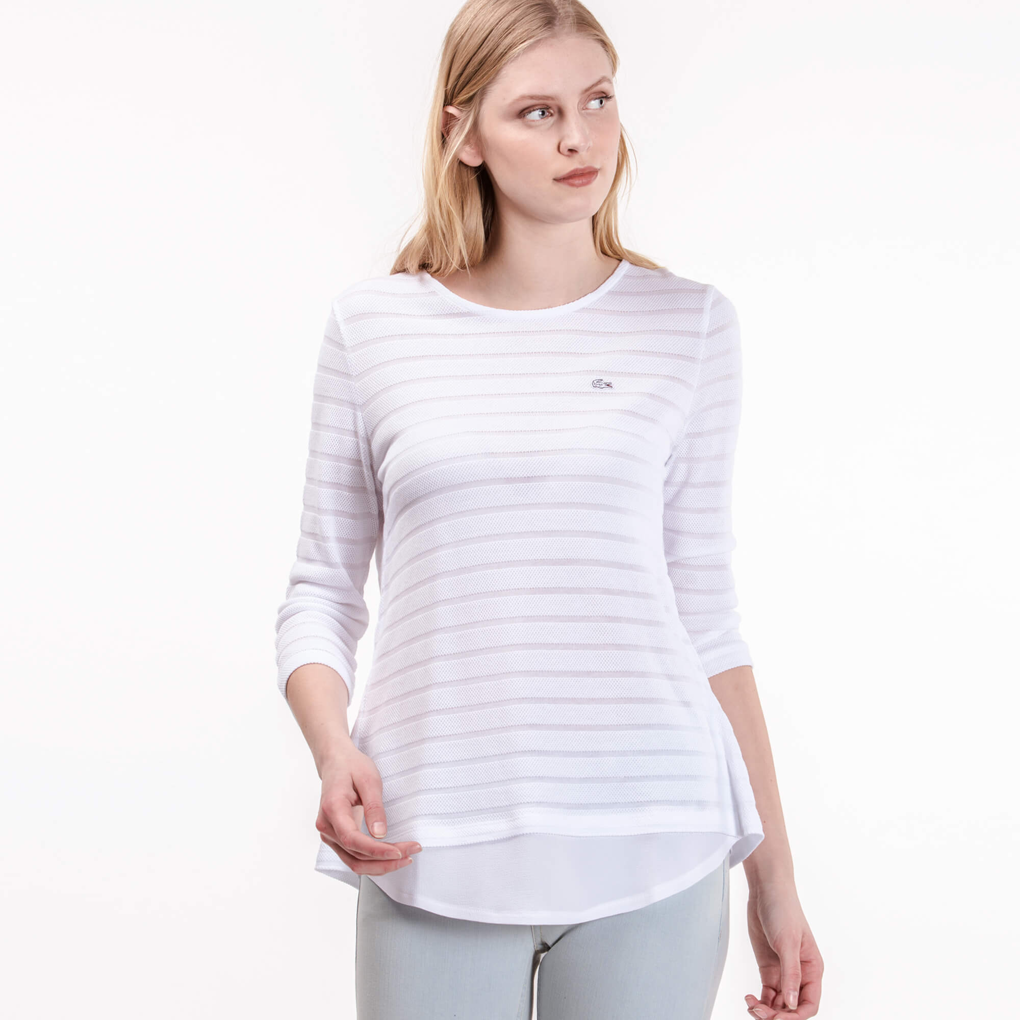 Lacoste Kadın Beyaz T-Shirt