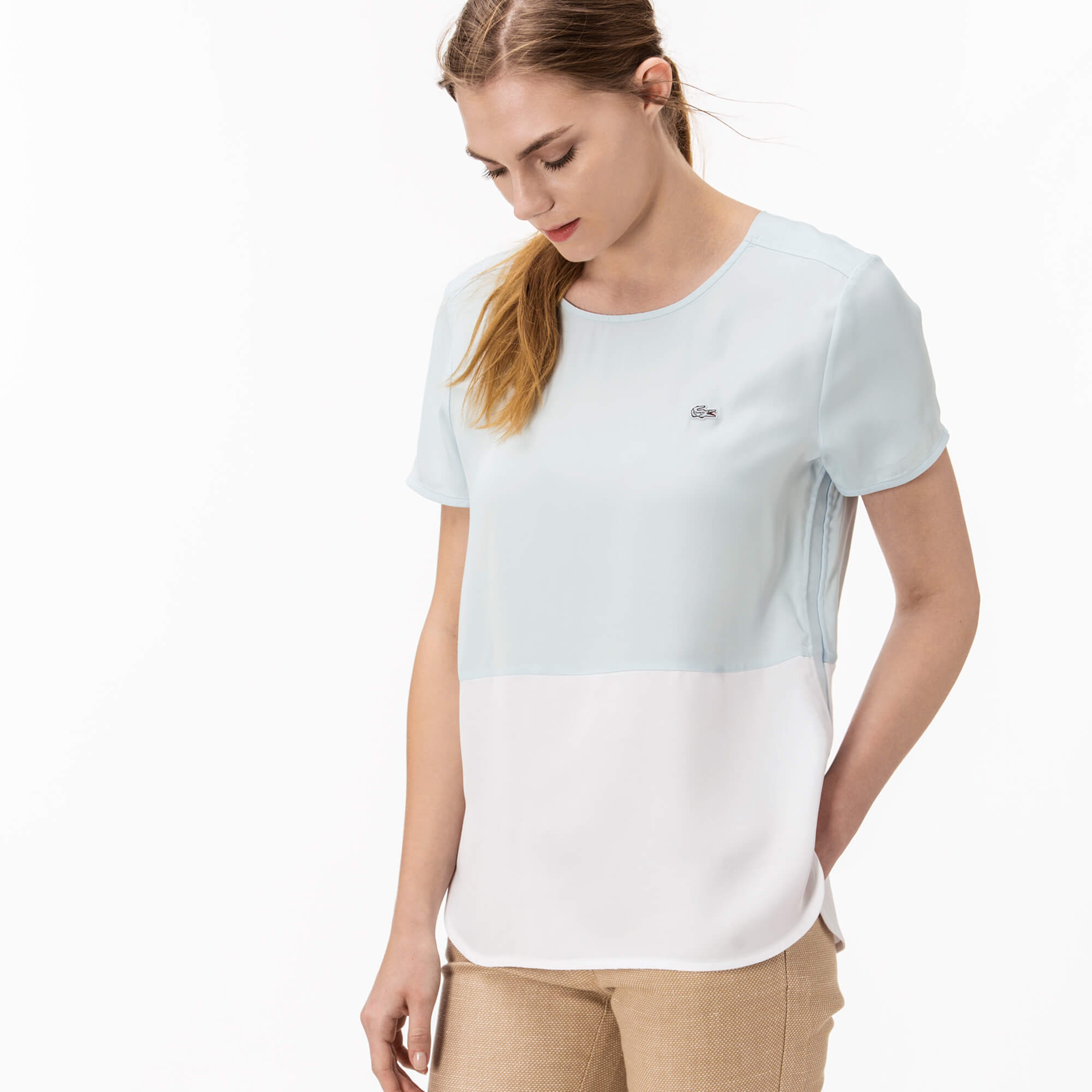 Lacoste Kadın Beyaz Bluz