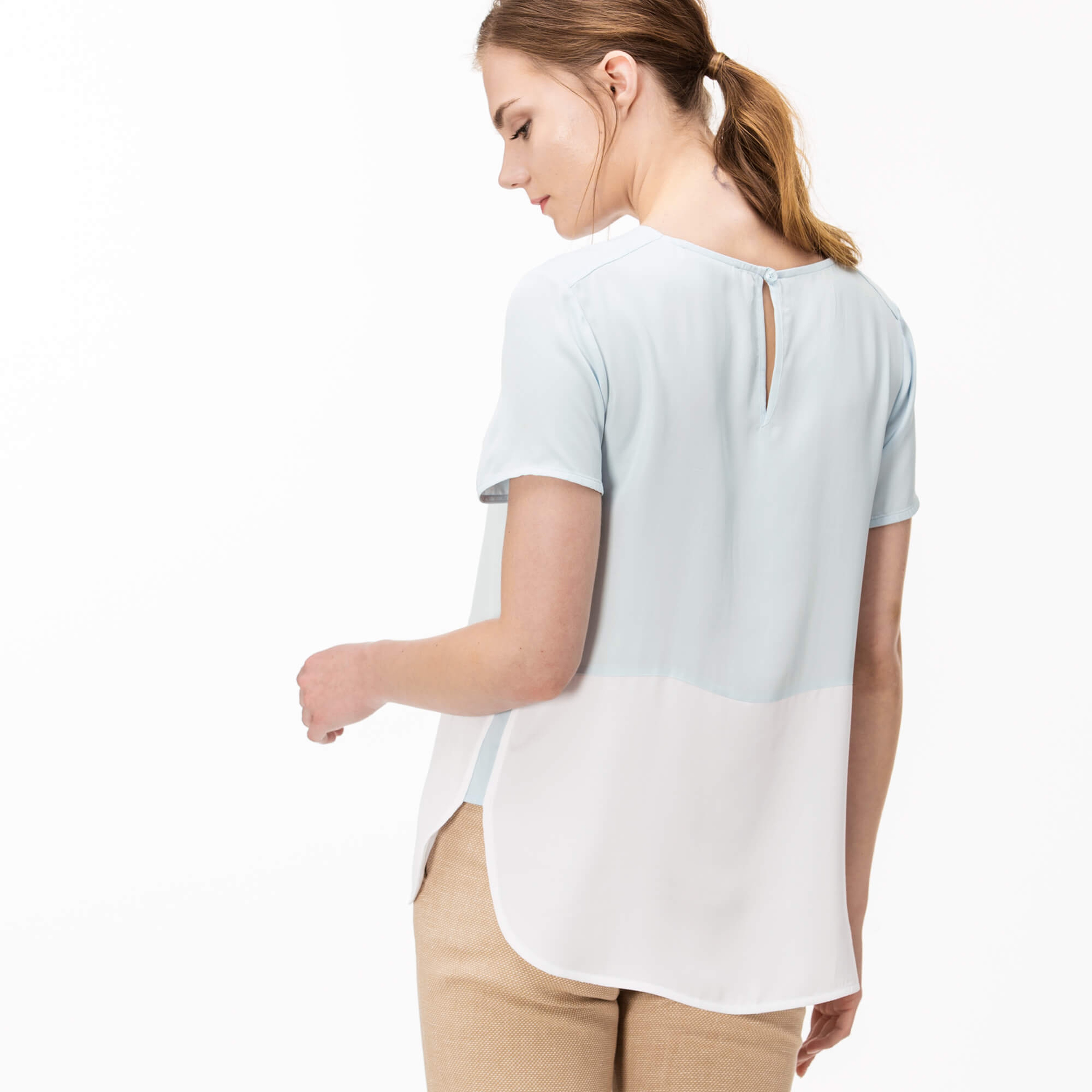 Lacoste Kadın Beyaz Bluz