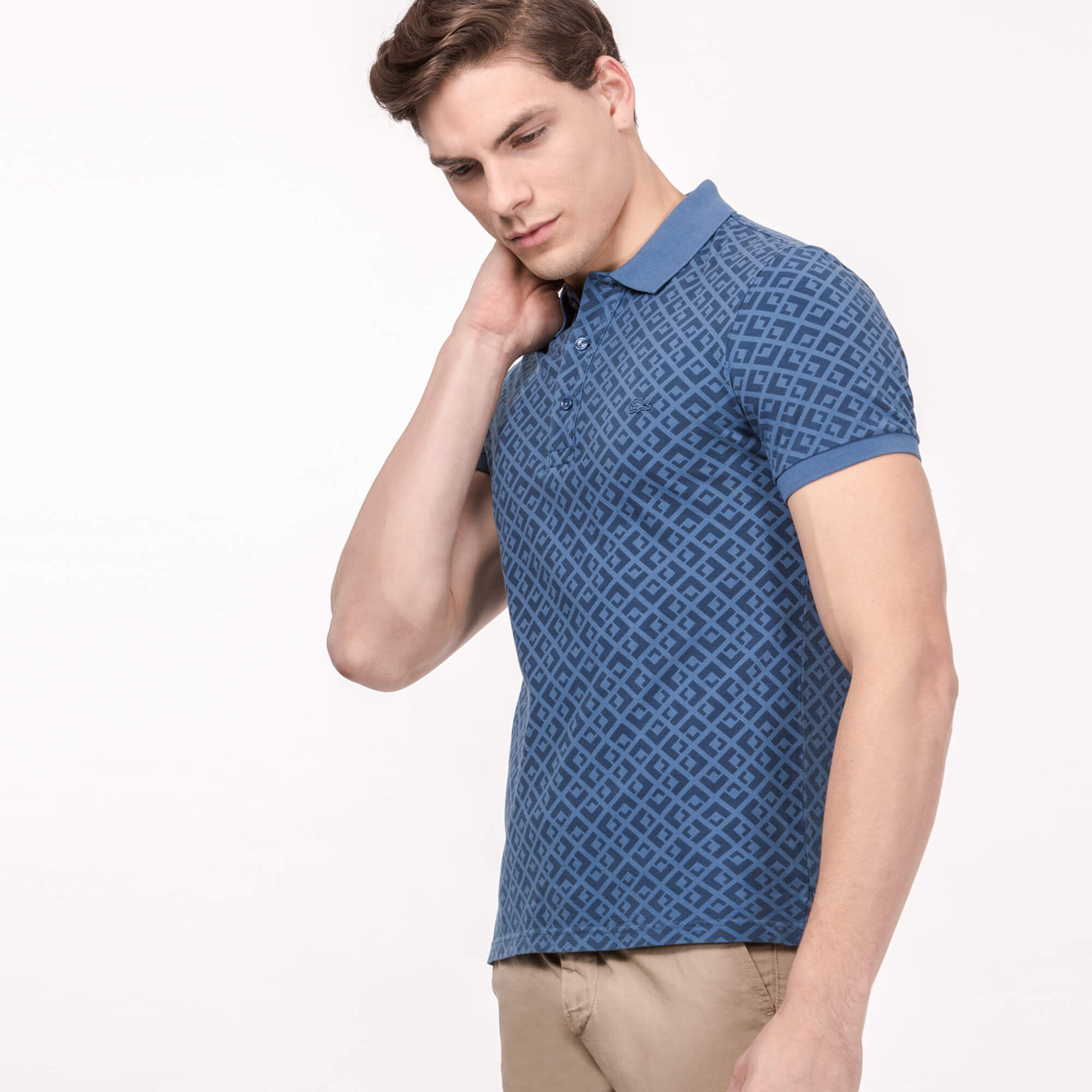 Lacoste Erkek Lacivert Slim Fit Polo