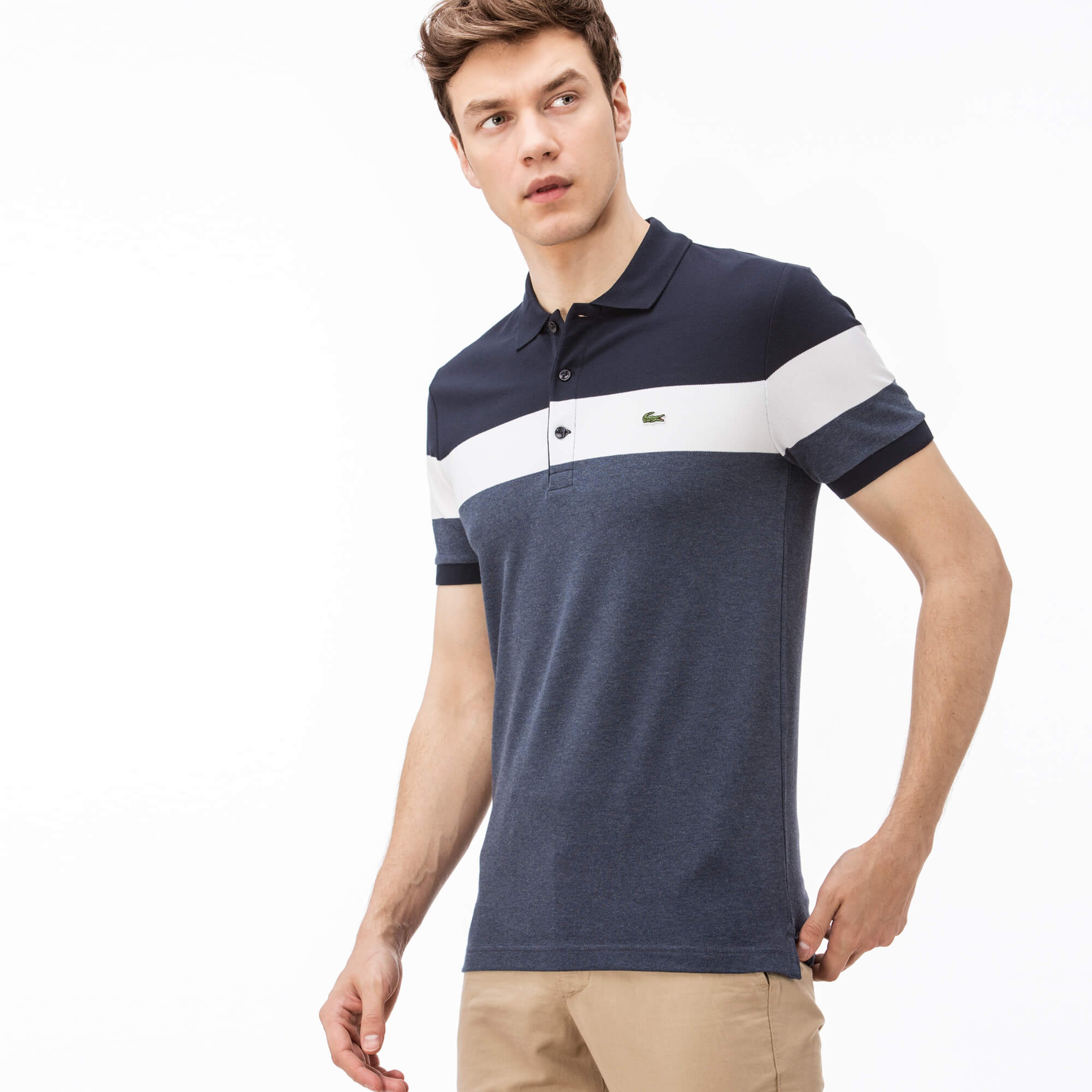 Lacoste Erkek Slim Fit Lacivert Polo