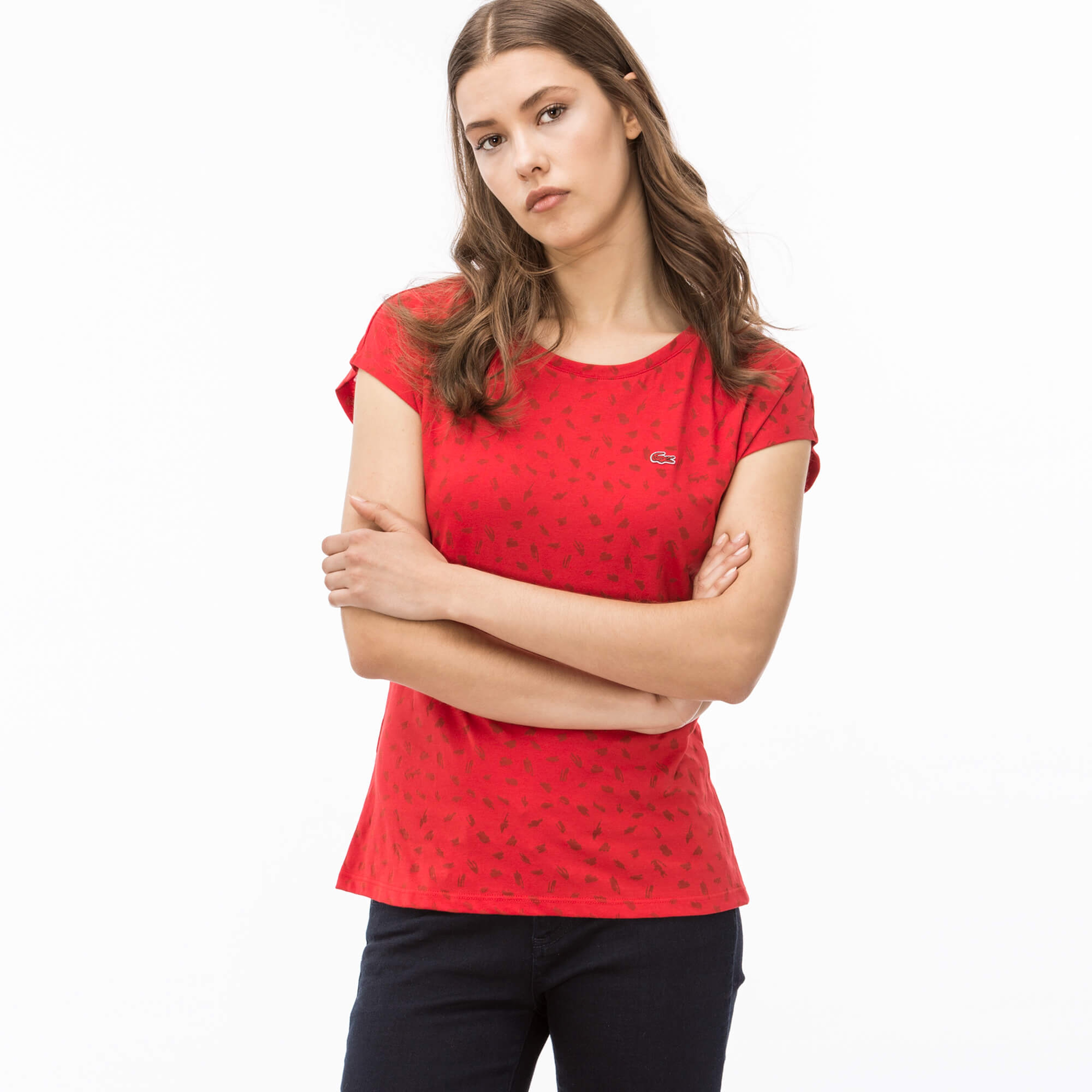 Lacoste Kadın Kırmızı T-Shirt