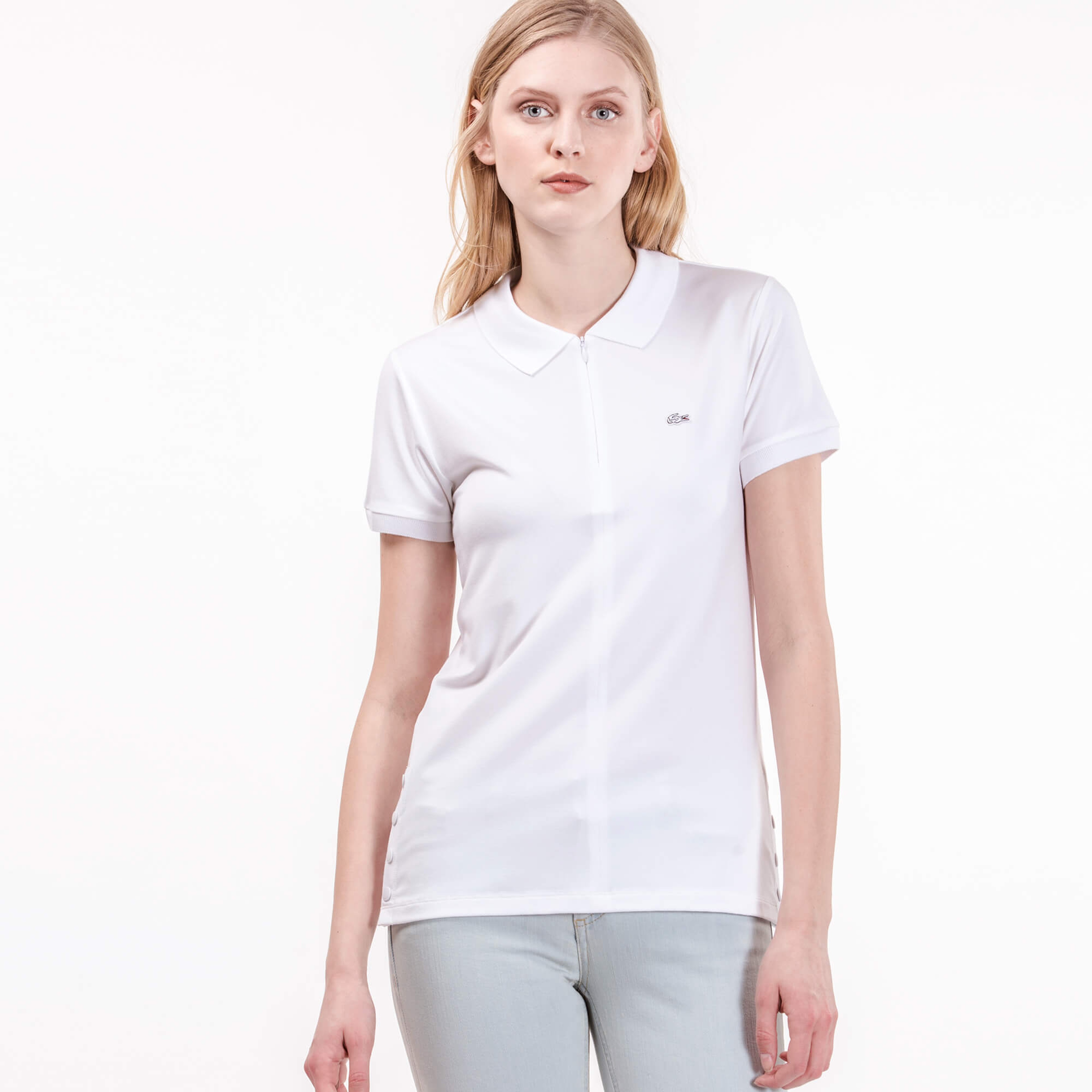 Lacoste Kadın Beyaz Polo