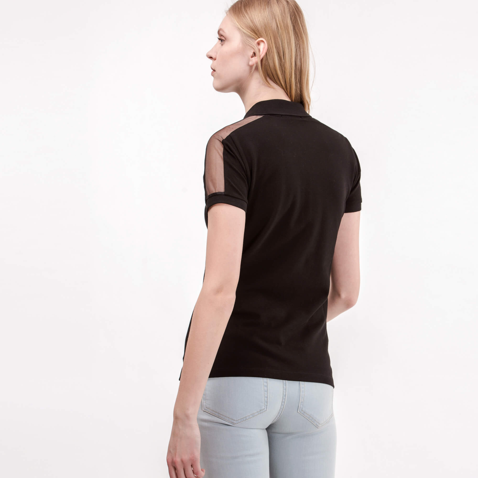 Lacoste Kadın Siyah Polo