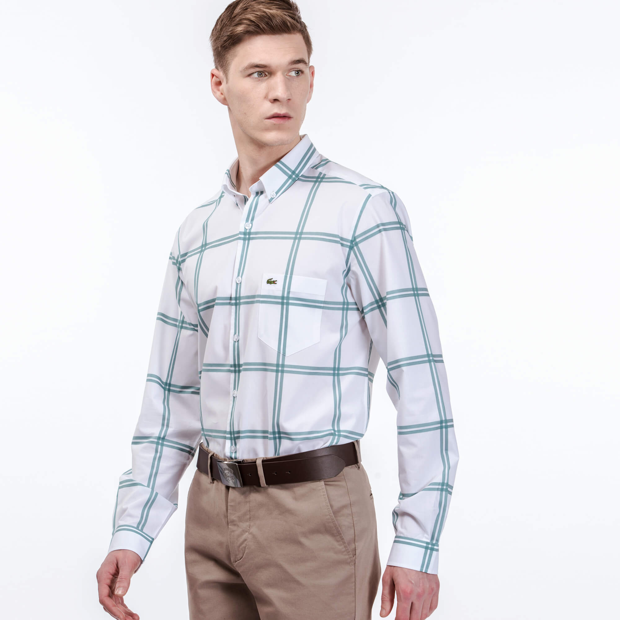 Lacoste Erkek Mavi Regular Fit Gömlek