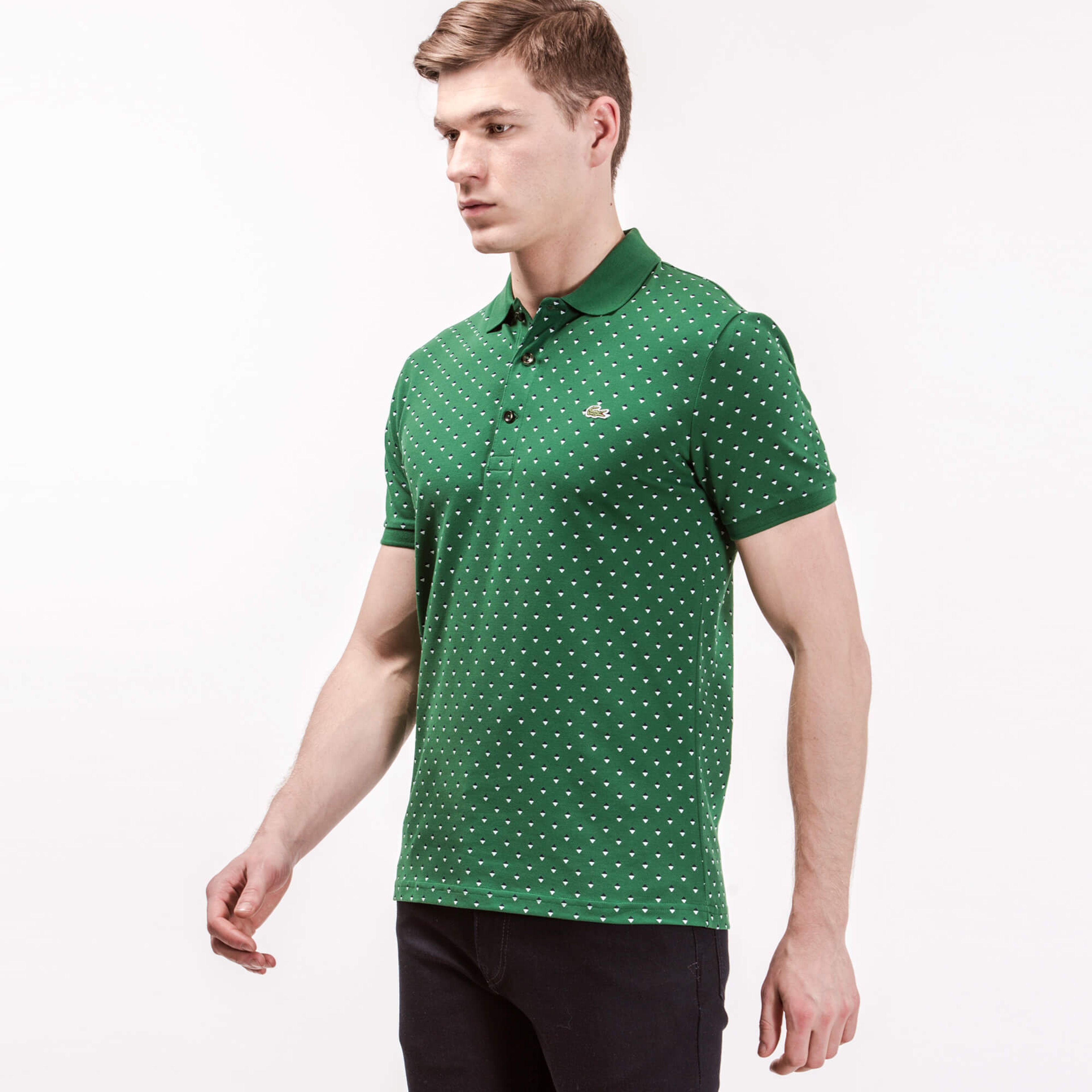 Lacoste Erkek Yeşil Slim Fit Polo