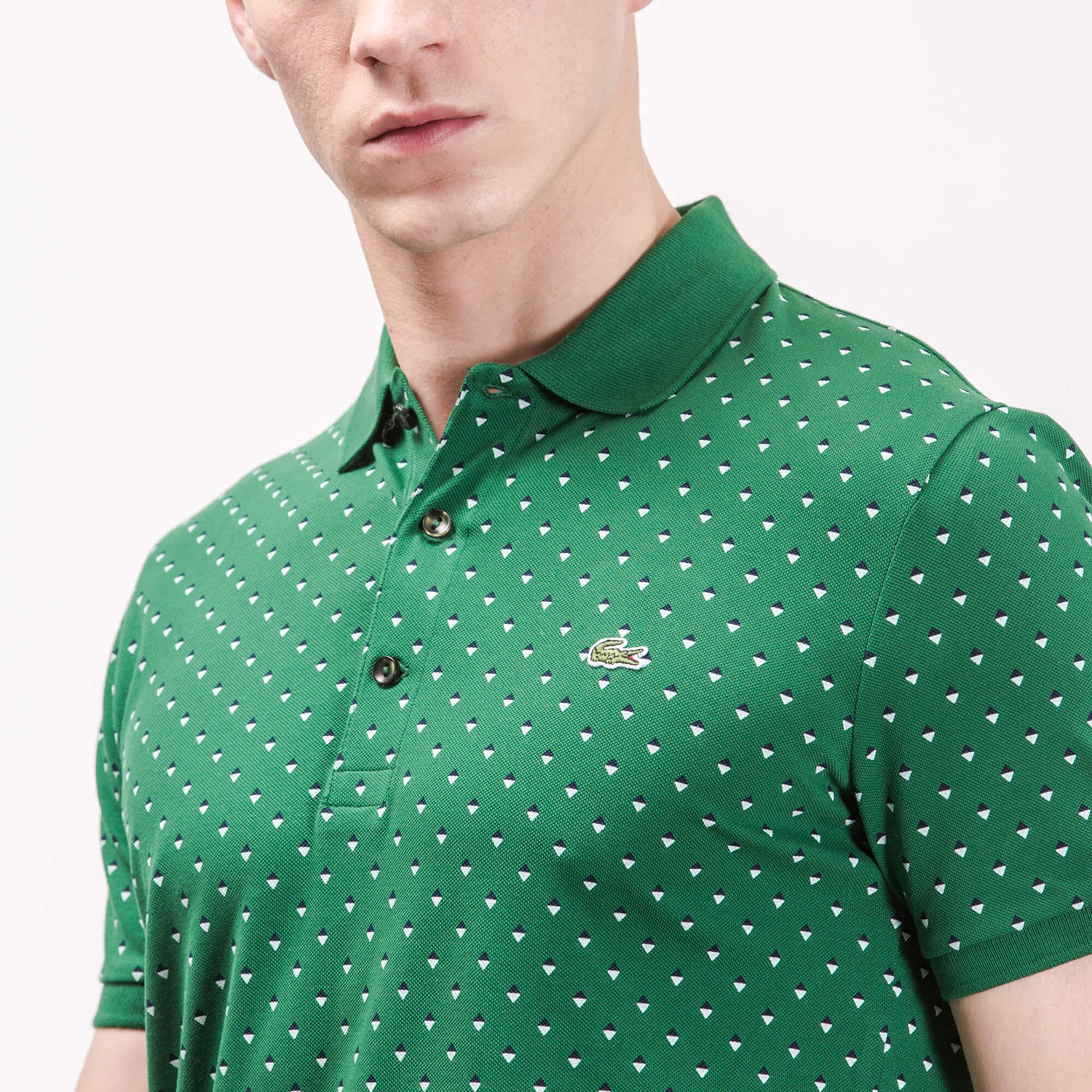 Lacoste Erkek Yeşil Slim Fit Polo