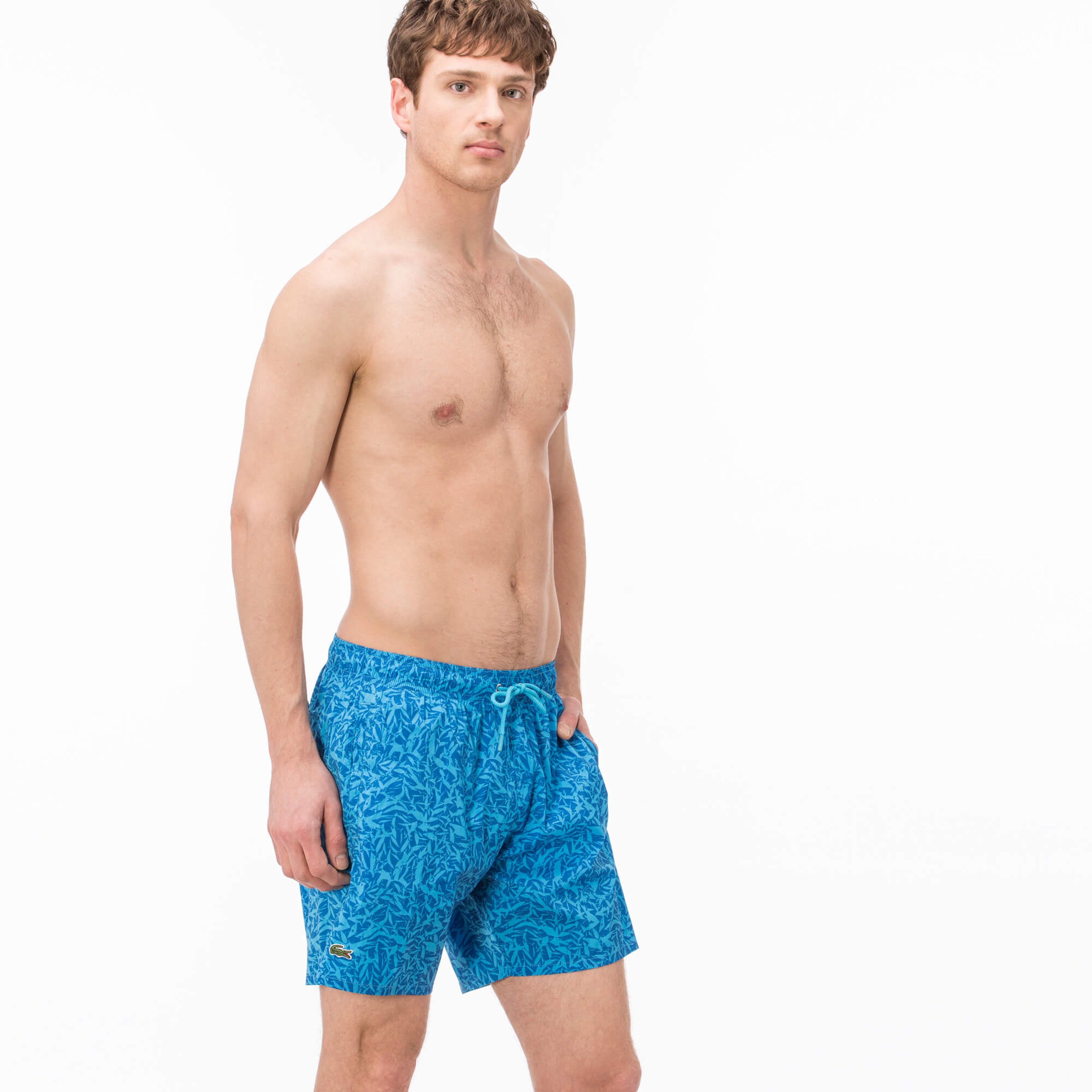Lacoste Erkek Mavi Mayo Şort