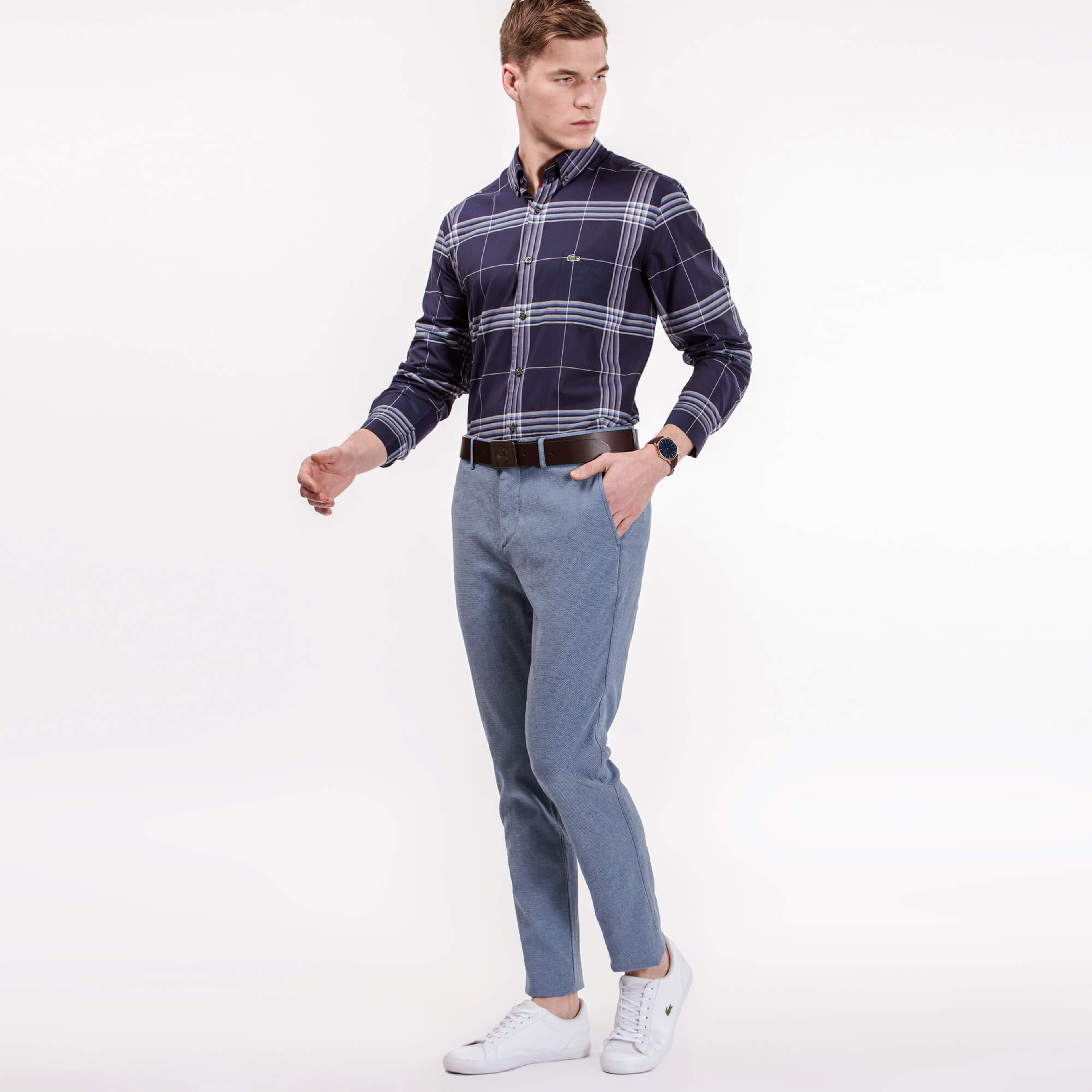 Lacoste Erkek Mavi Pantolon