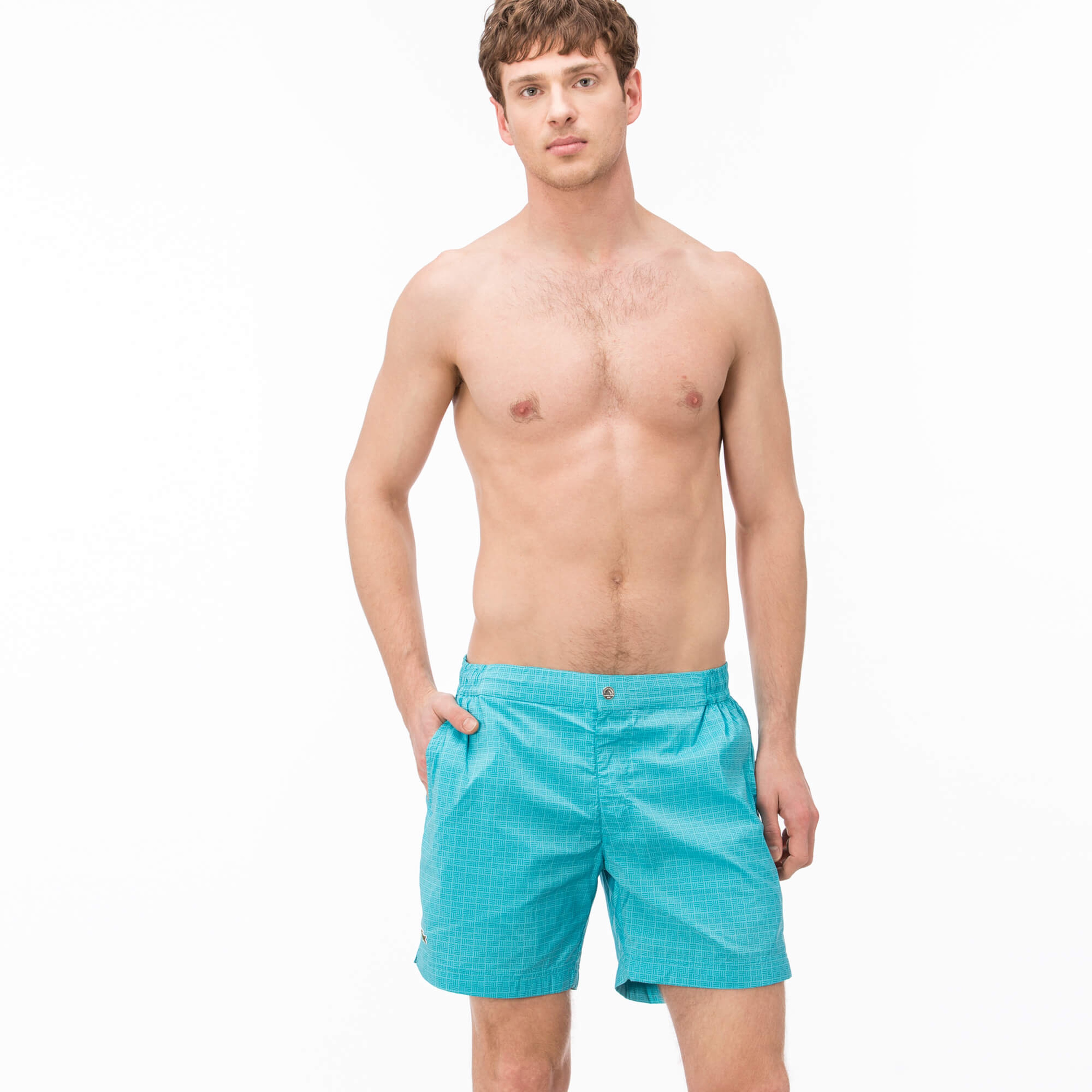 Lacoste Erkek Mavi MAYO ŞORT