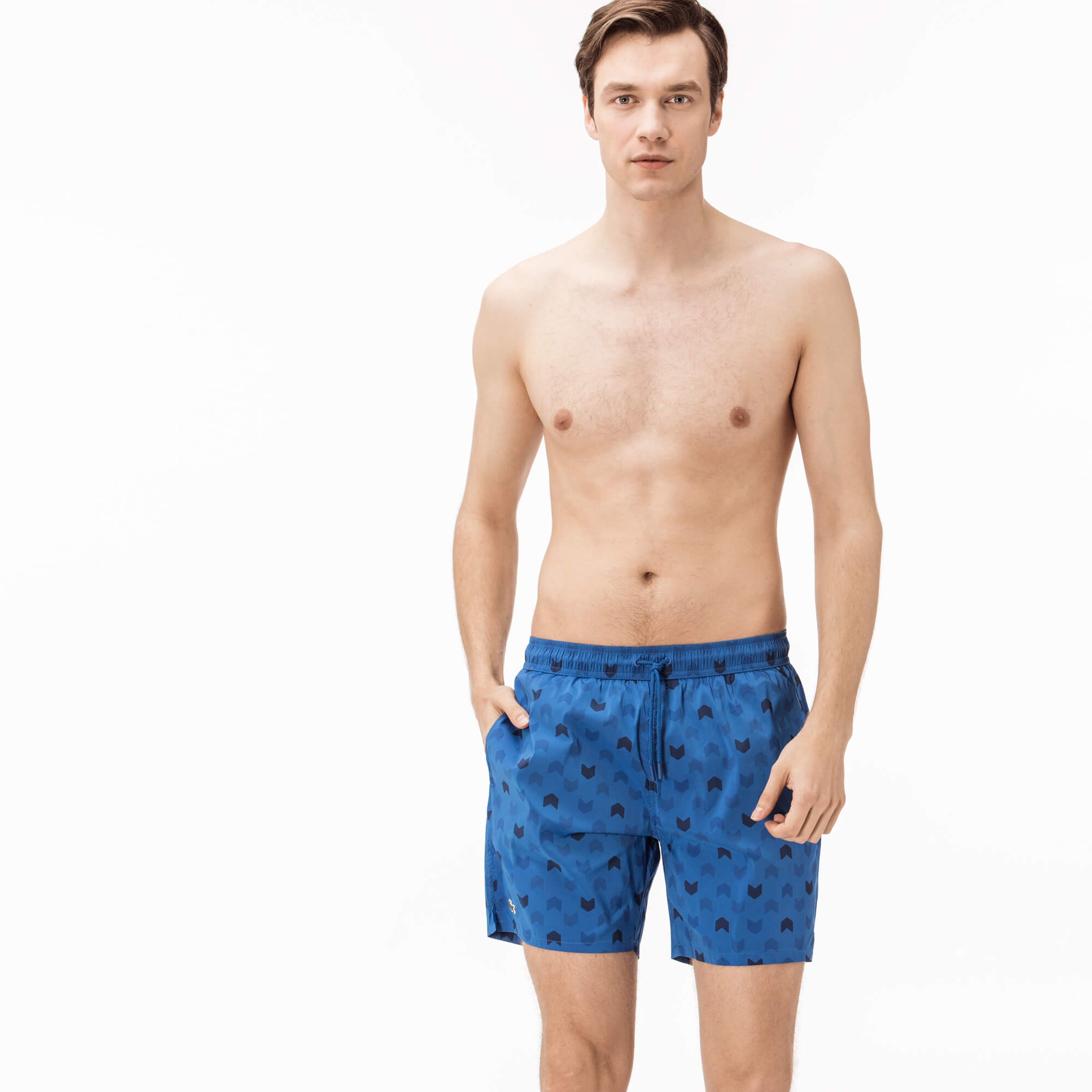 Lacoste Erkek Mavi Mayo Şort