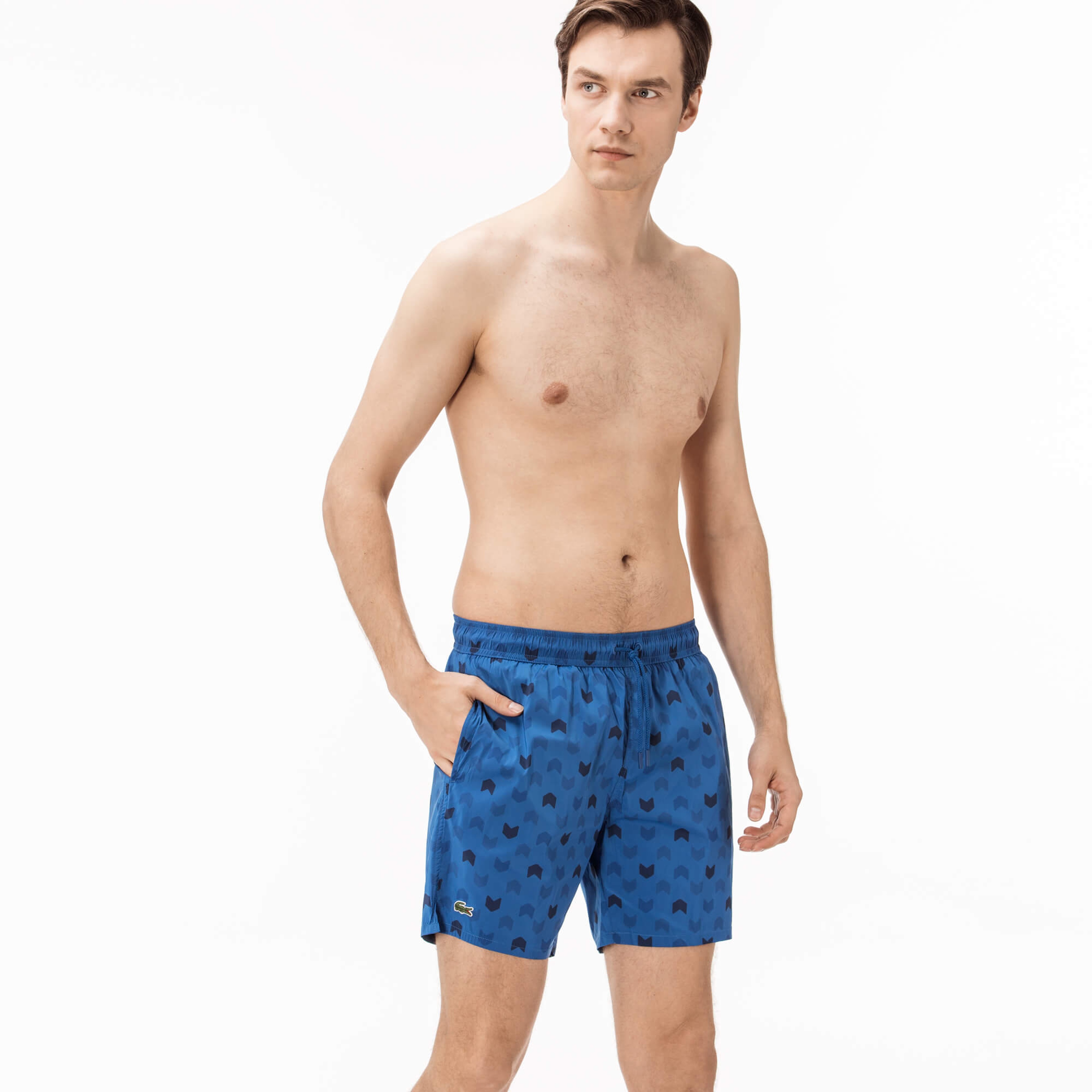 Lacoste Erkek Mavi Mayo Şort