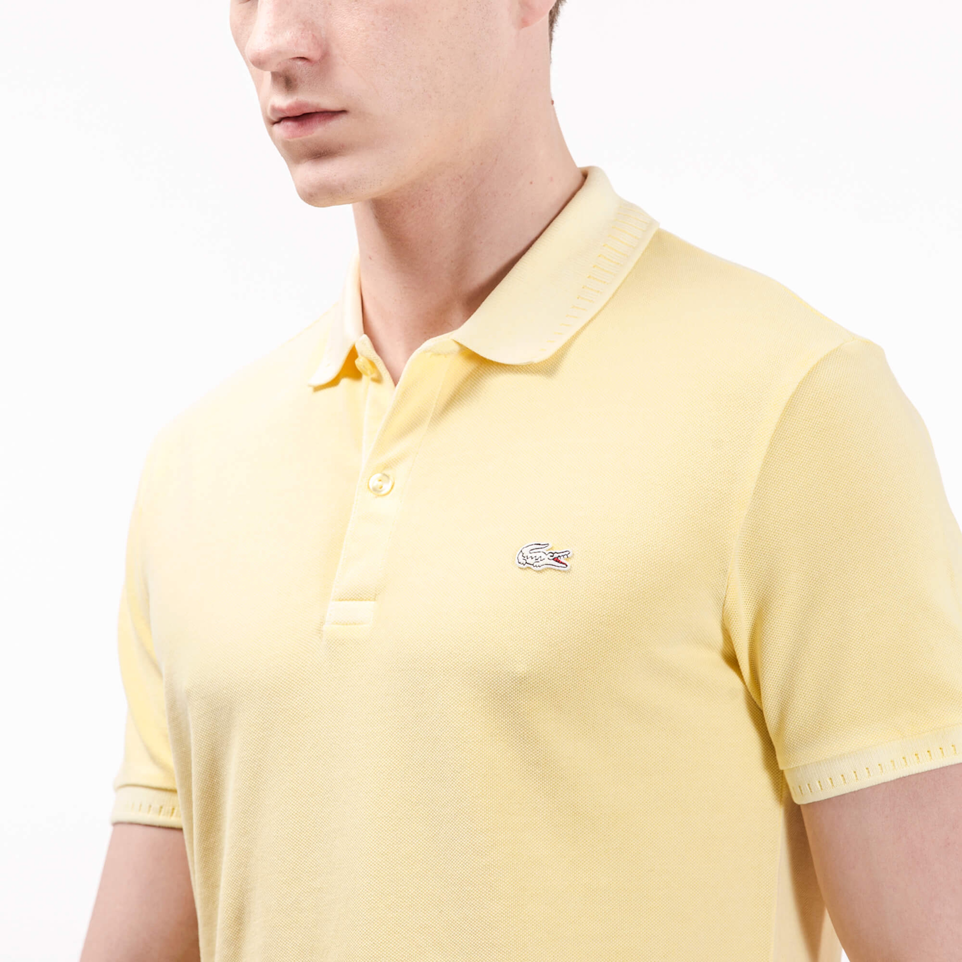 Lacoste Erkek Sarı Slim Fit Polo