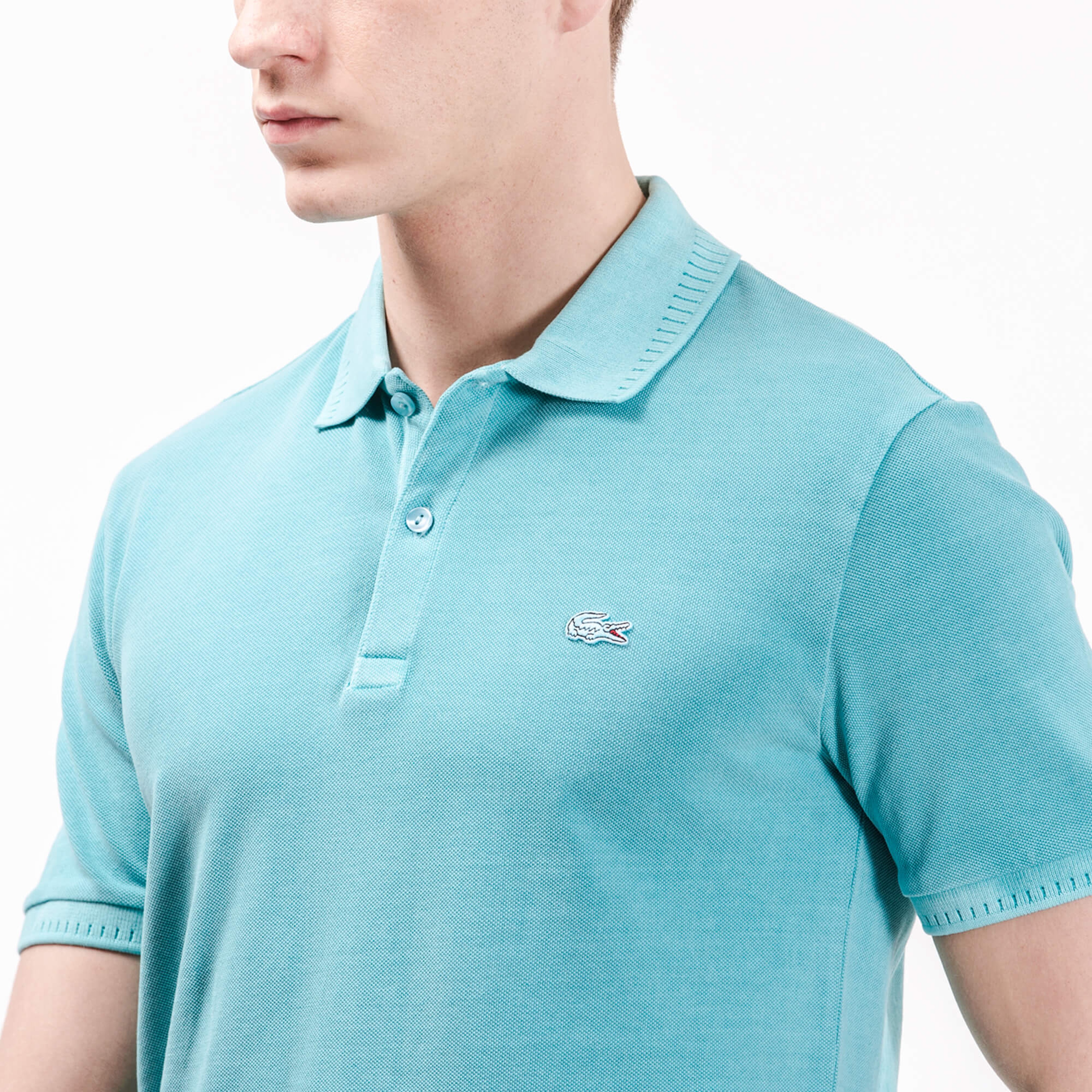 Lacoste Erkek Mavi Slim Fit Polo