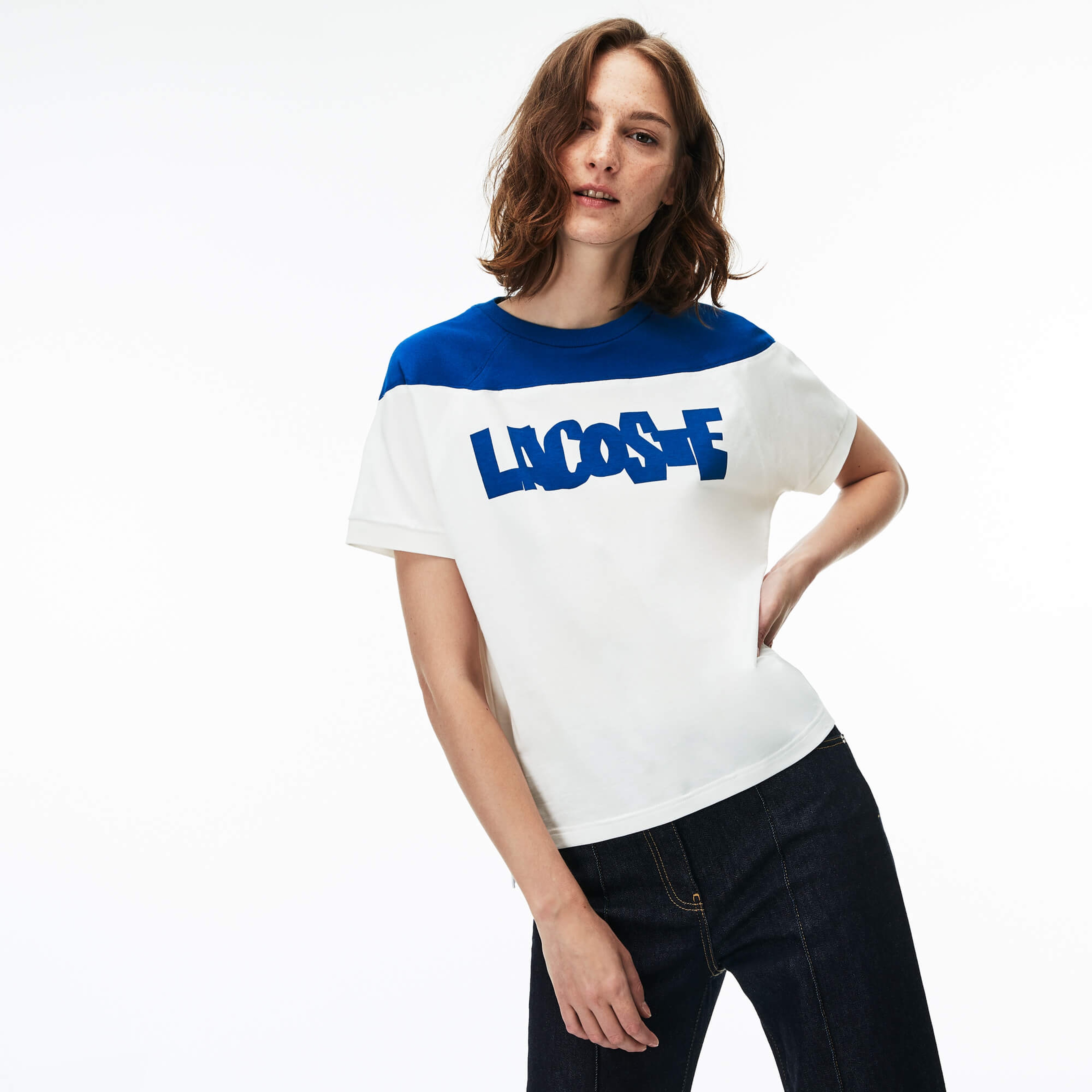 Lacoste Kadın Mavi T-Shirt